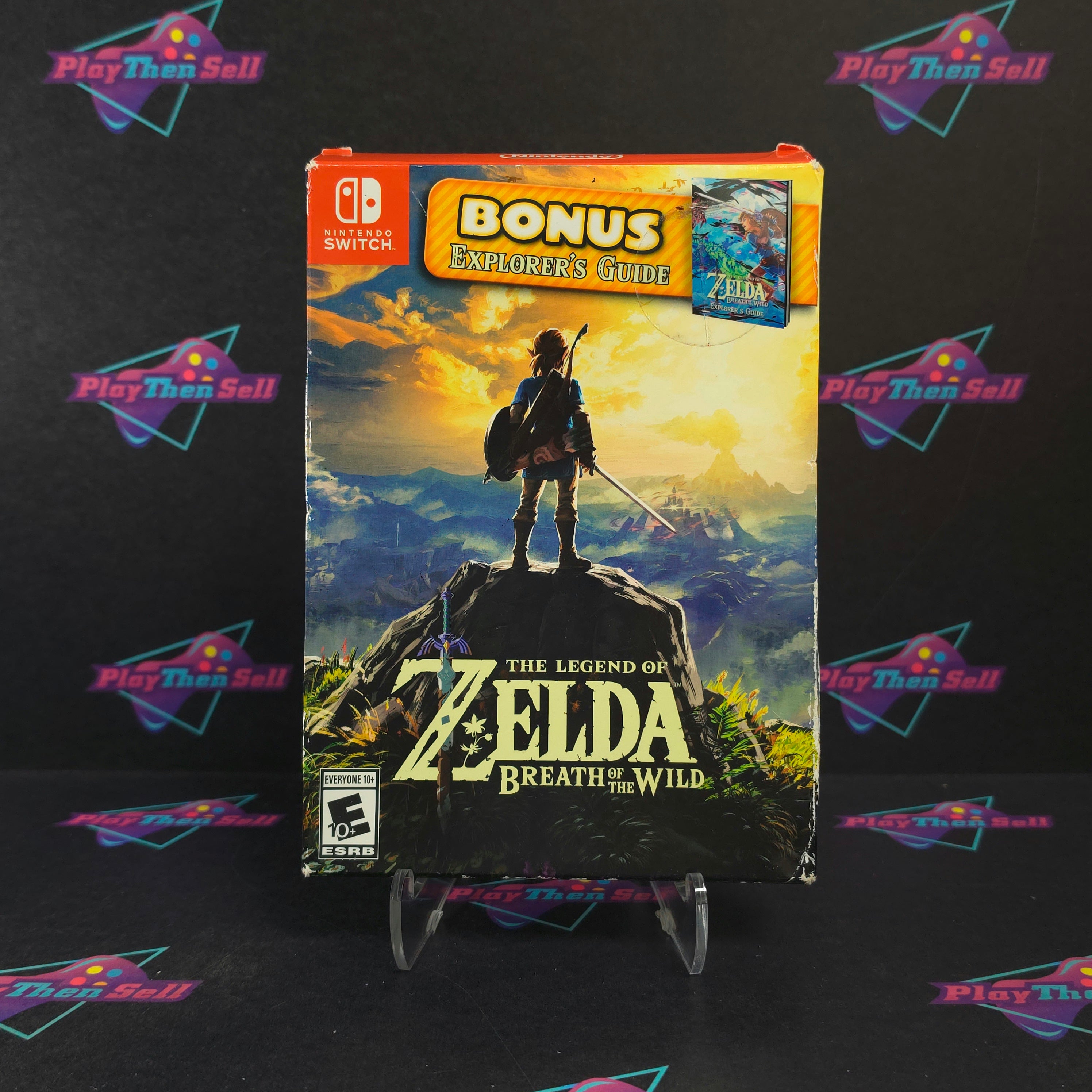 Legend of Zelda Breath of the Wild Explorer's Edition Nintendo Switch CIB - Excellent