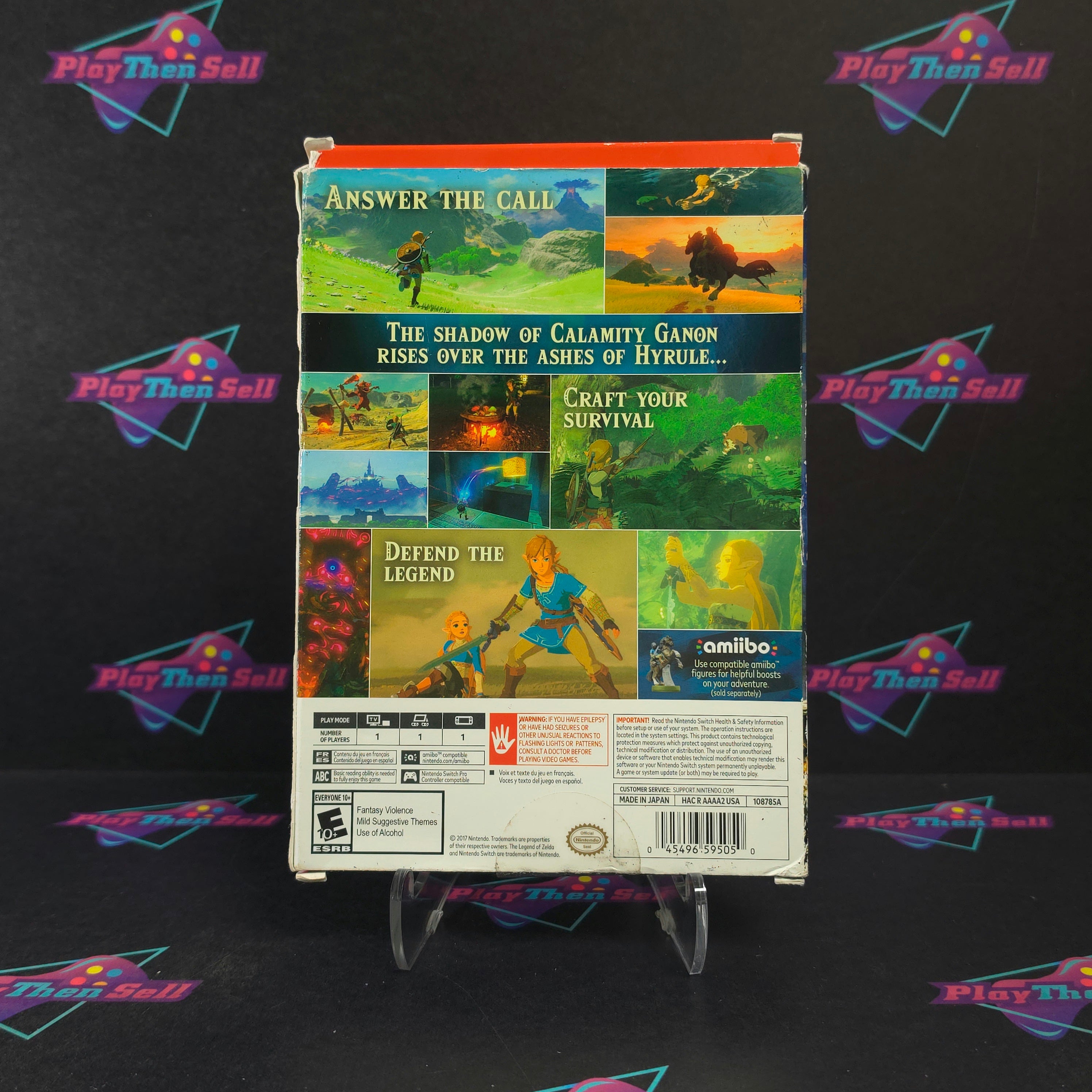 Legend of Zelda Breath of the Wild Explorer's Edition Nintendo Switch CIB - Excellent