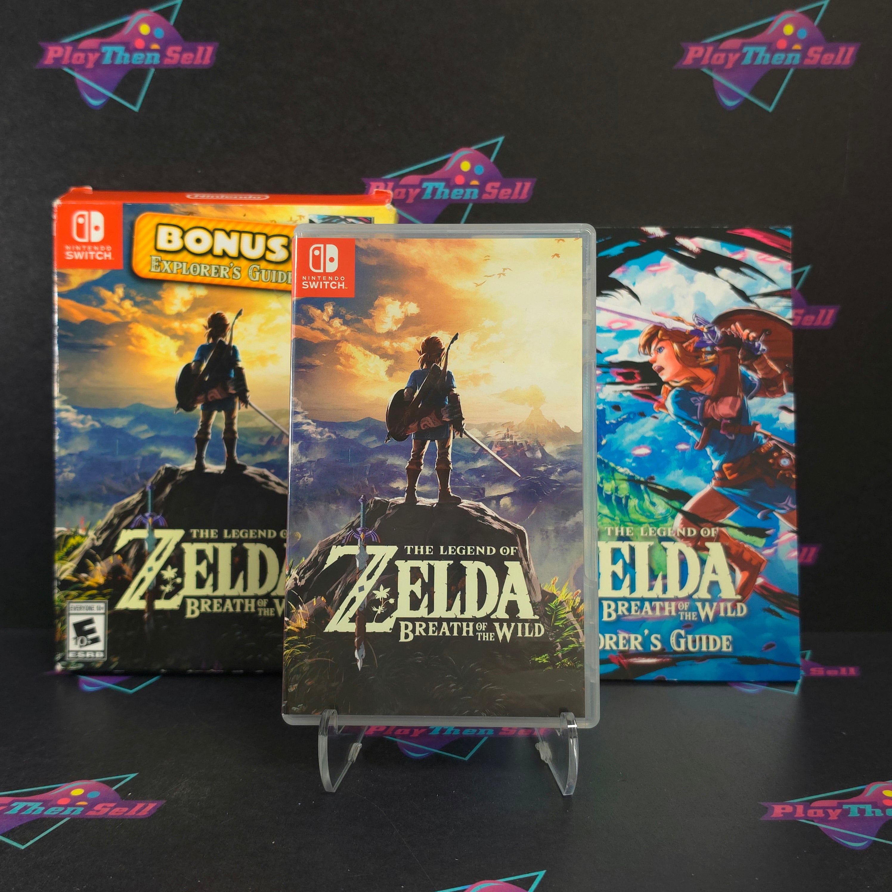 Legend of Zelda Breath of the Wild Explorer's Edition Nintendo Switch CIB - Excellent