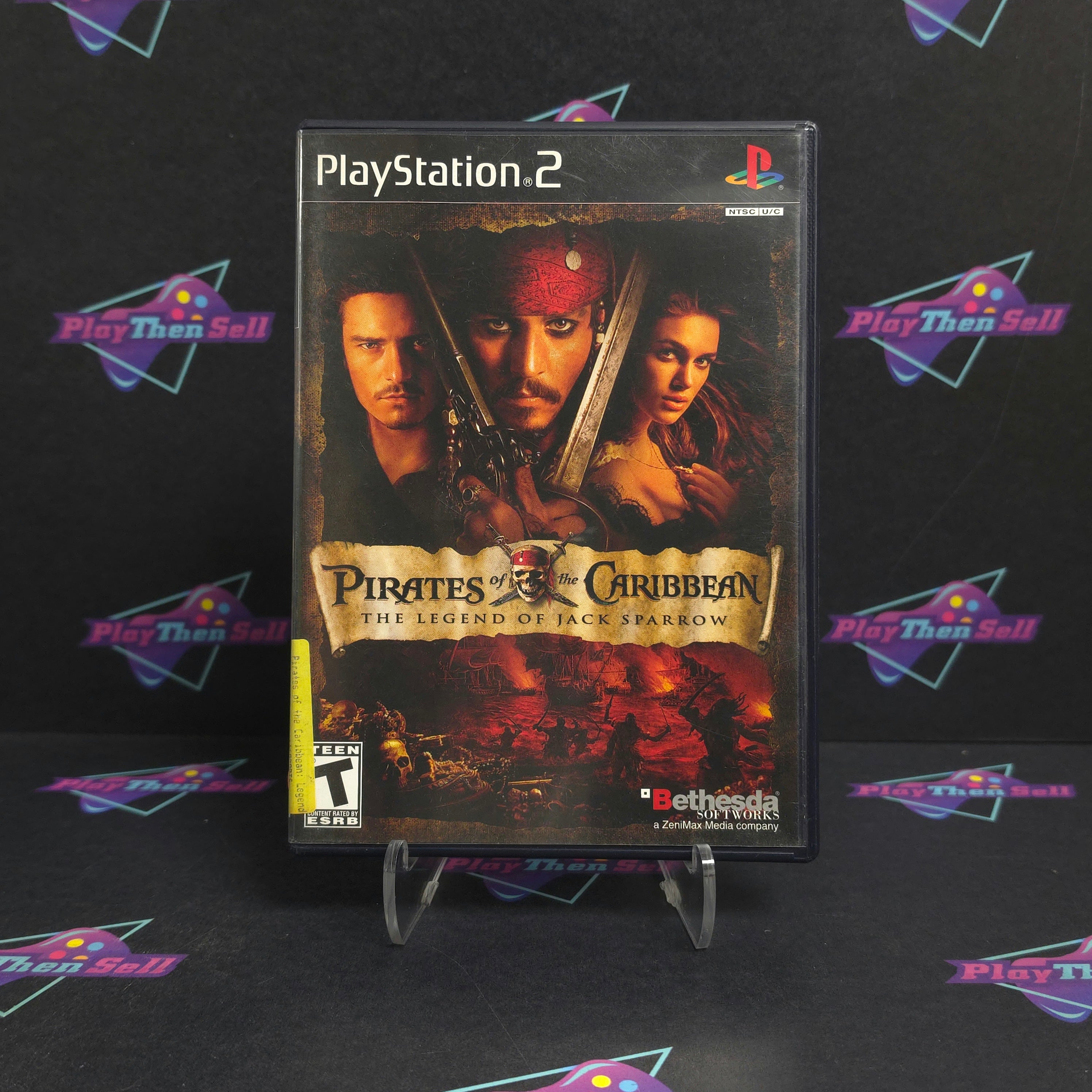 Pirates of the Caribbean Legend of Jack Sparrow PS2 PlayStation 2 Complete - Very Good