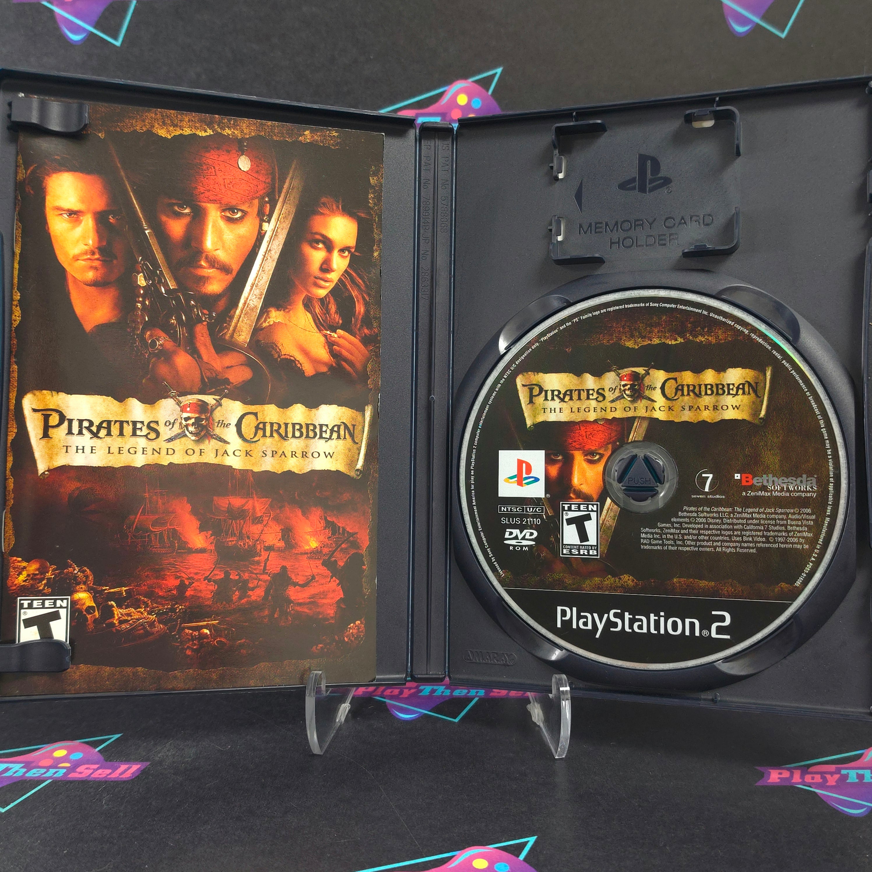 Pirates of the Caribbean Legend of Jack Sparrow PS2 PlayStation 2 Complete - Very Good