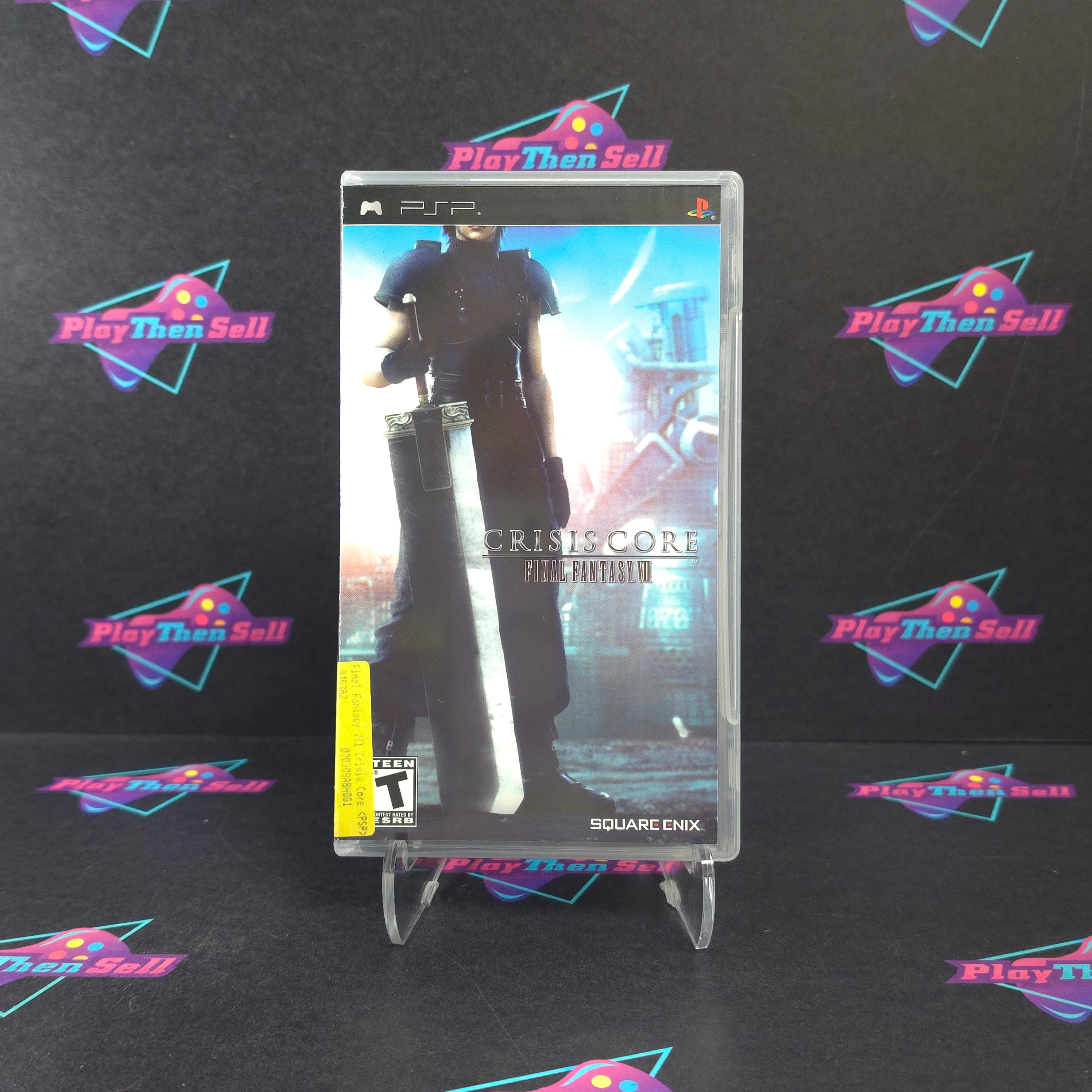 Crisis Core Final Fantasy VII (7) Sony PSP + Reg / GH Disc Complete - Very Good