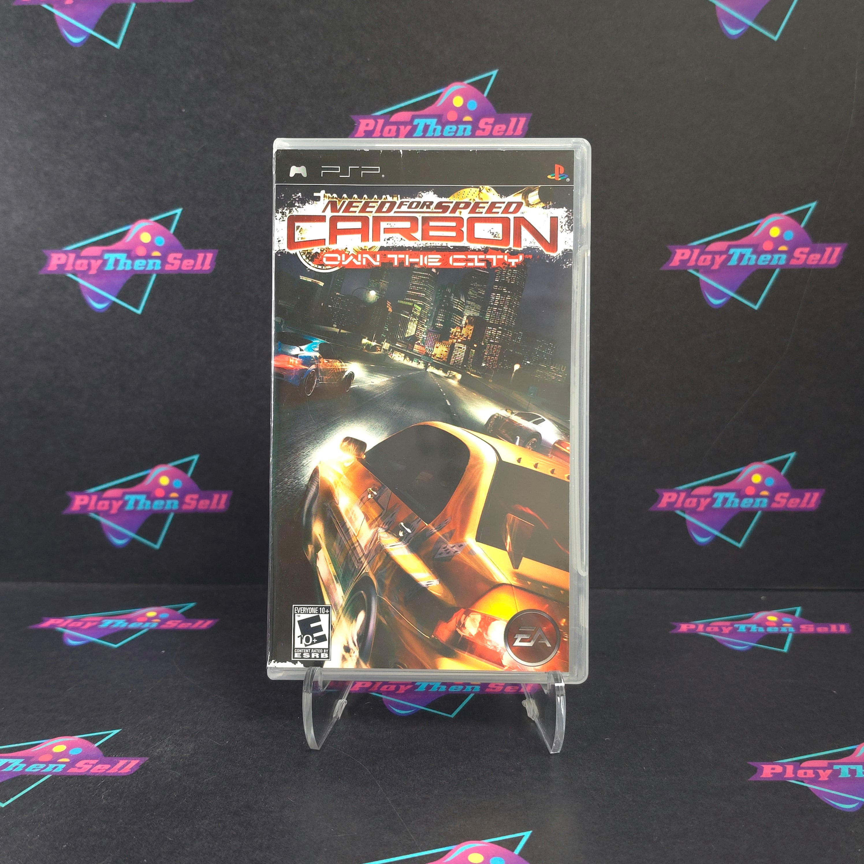 Need for Speed Carbon Own the City Sony PSP Clear / GH Disc CIB - Very Good