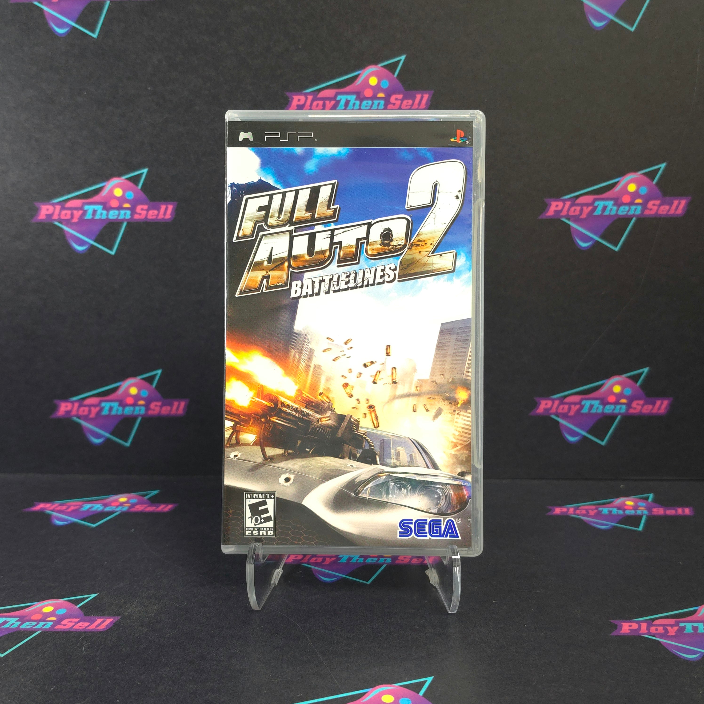 Full Auto 2 Battlelines Sony PSP Complete - Excellent