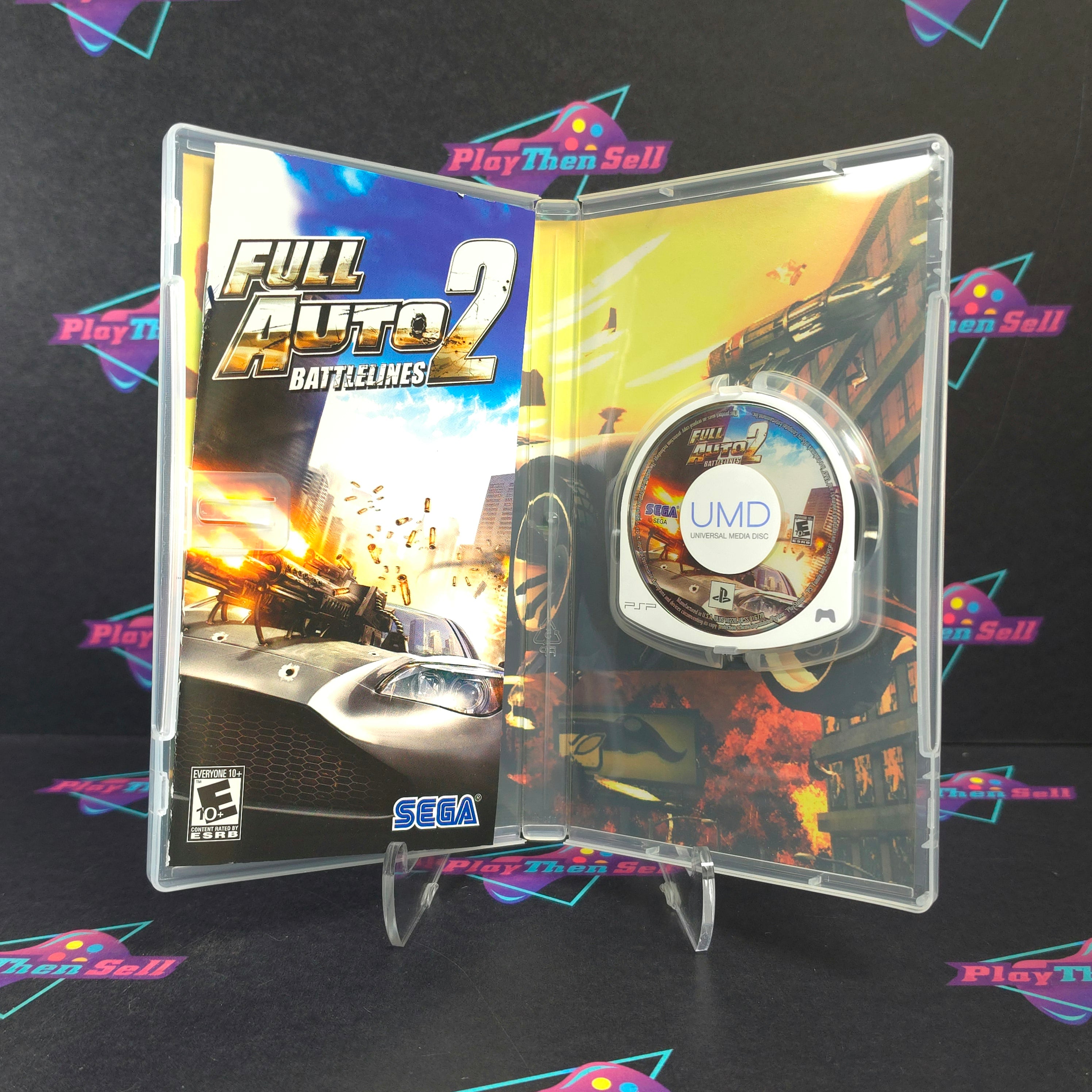 Full Auto 2 Battlelines Sony PSP Complete - Excellent