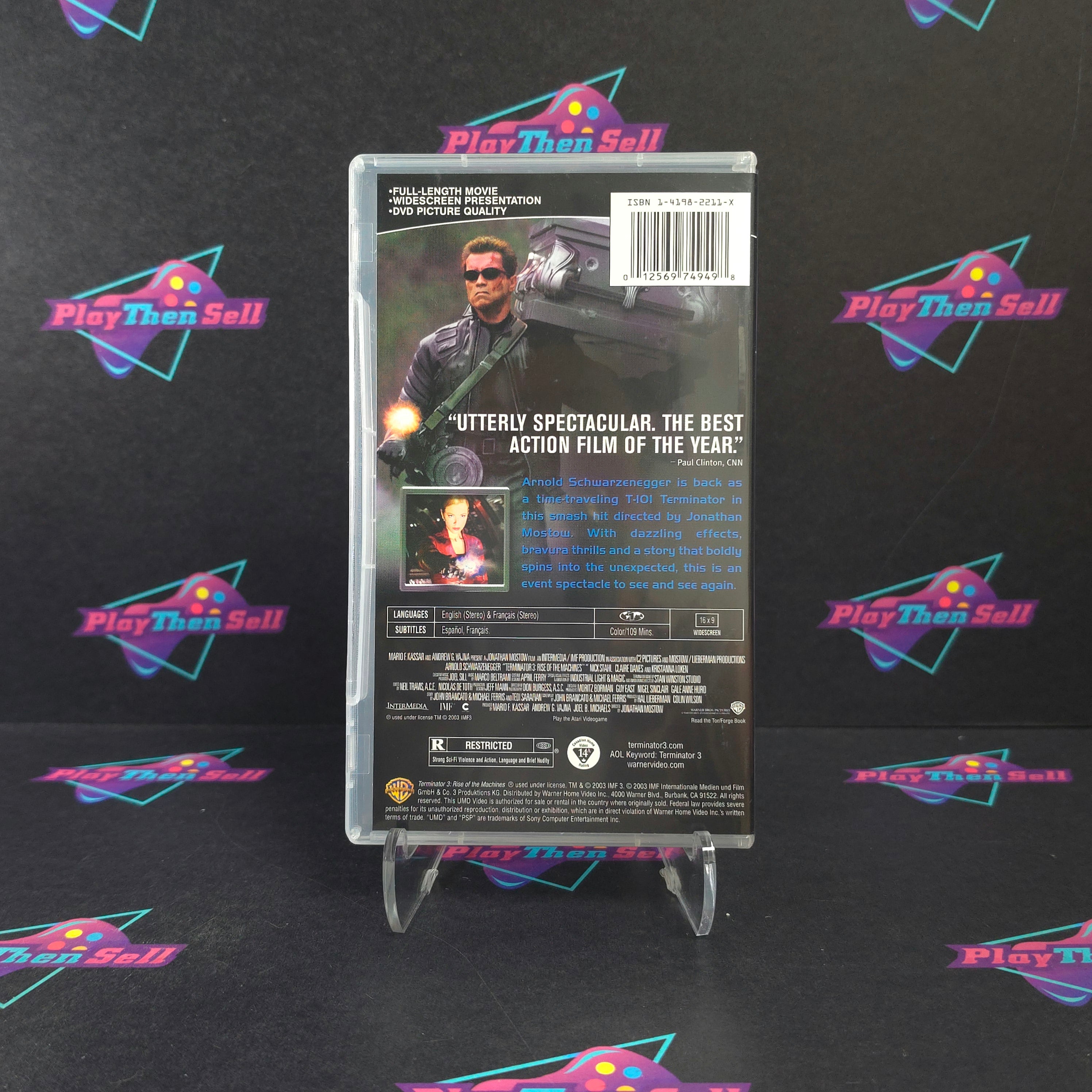 Terminator 3 Rise of the Machines Sony UMD PSP Movie Complete - Excellent