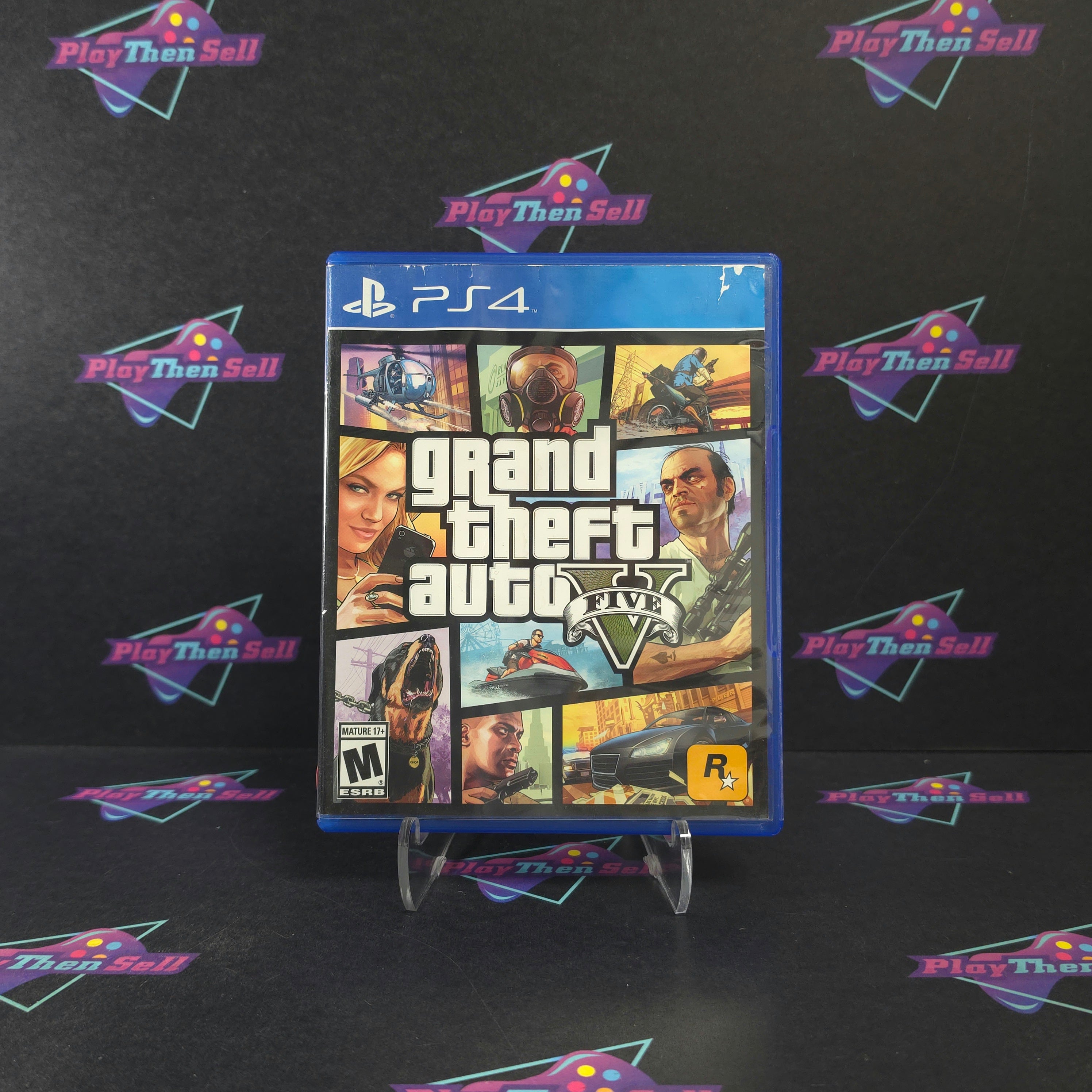 Grand Theft Auto V (5) PS4 PlayStation 4 Complete - Very Good