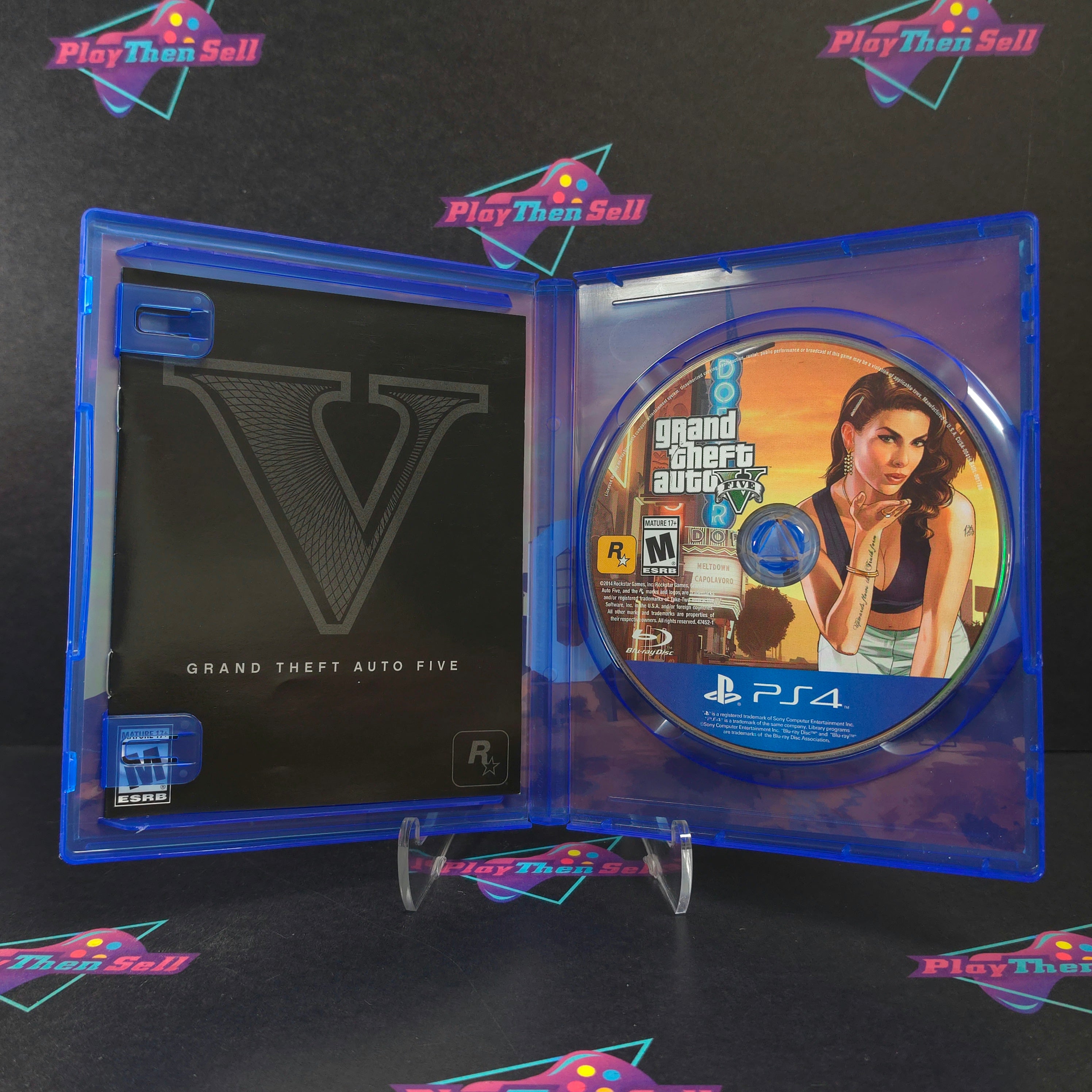 Grand Theft Auto V (5) PS4 PlayStation 4 Complete - Very Good