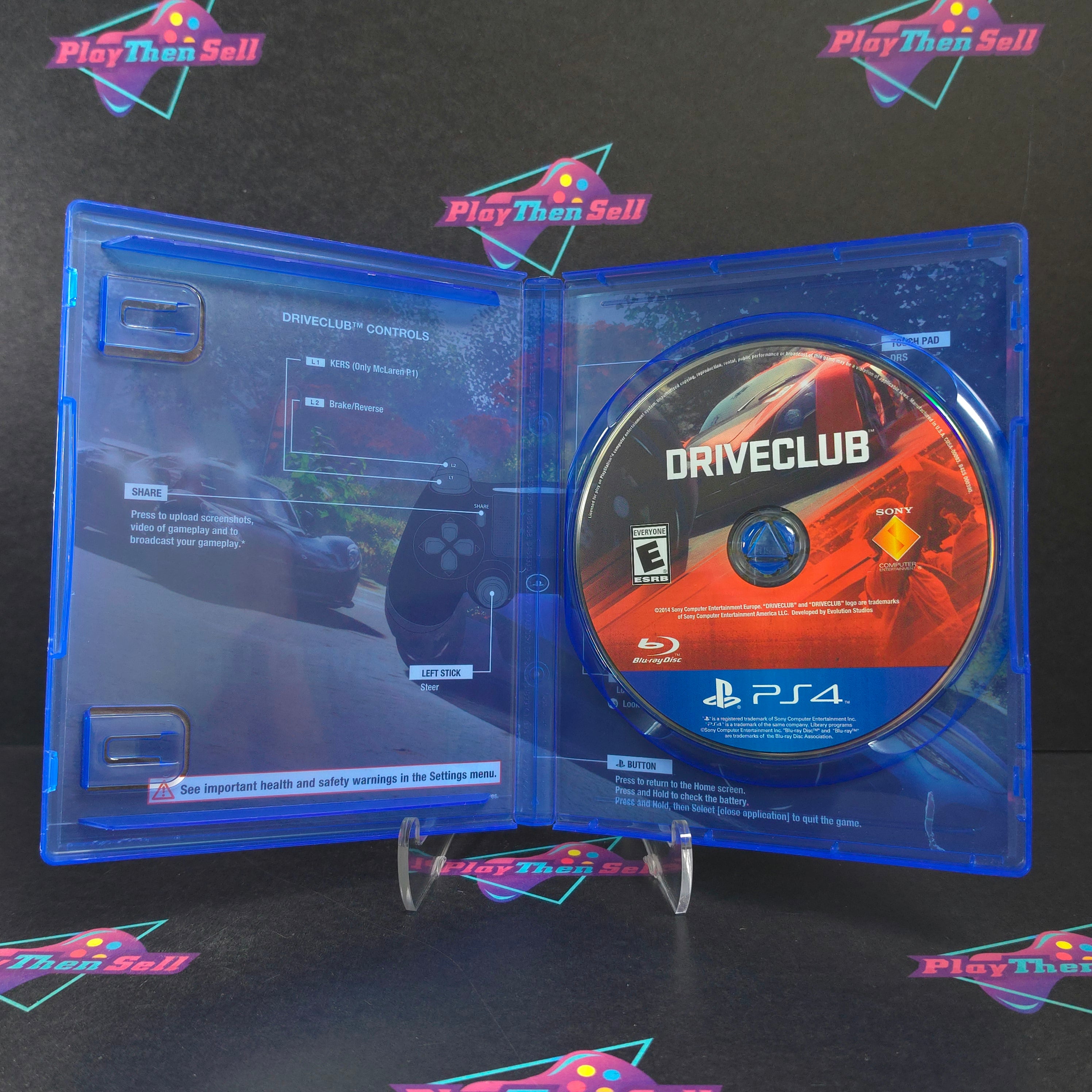 DriveClub PS4 PlayStation 4 Complete - Very Good