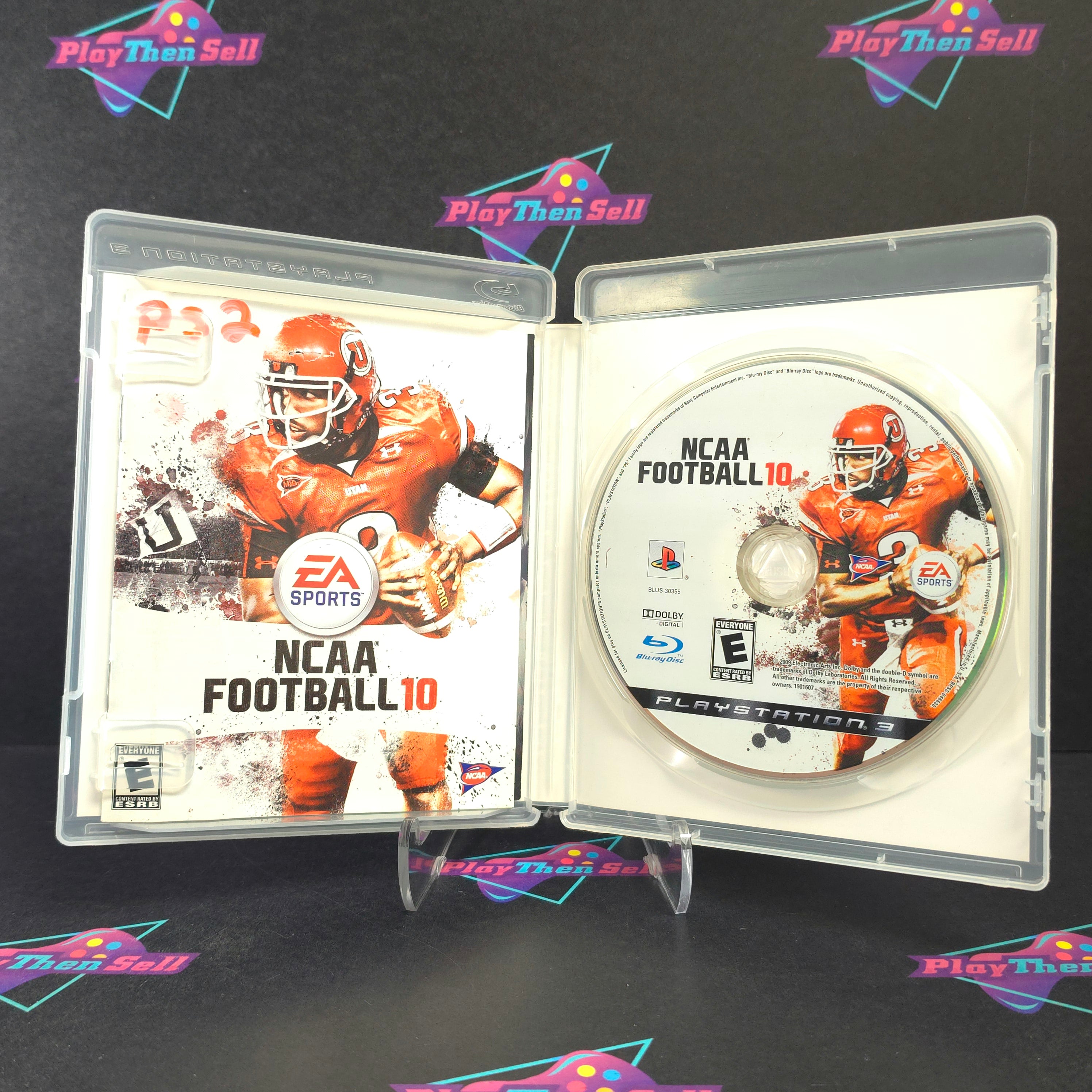 NCAA Football 10 PS3 PlayStation 3 Complete - Very Good