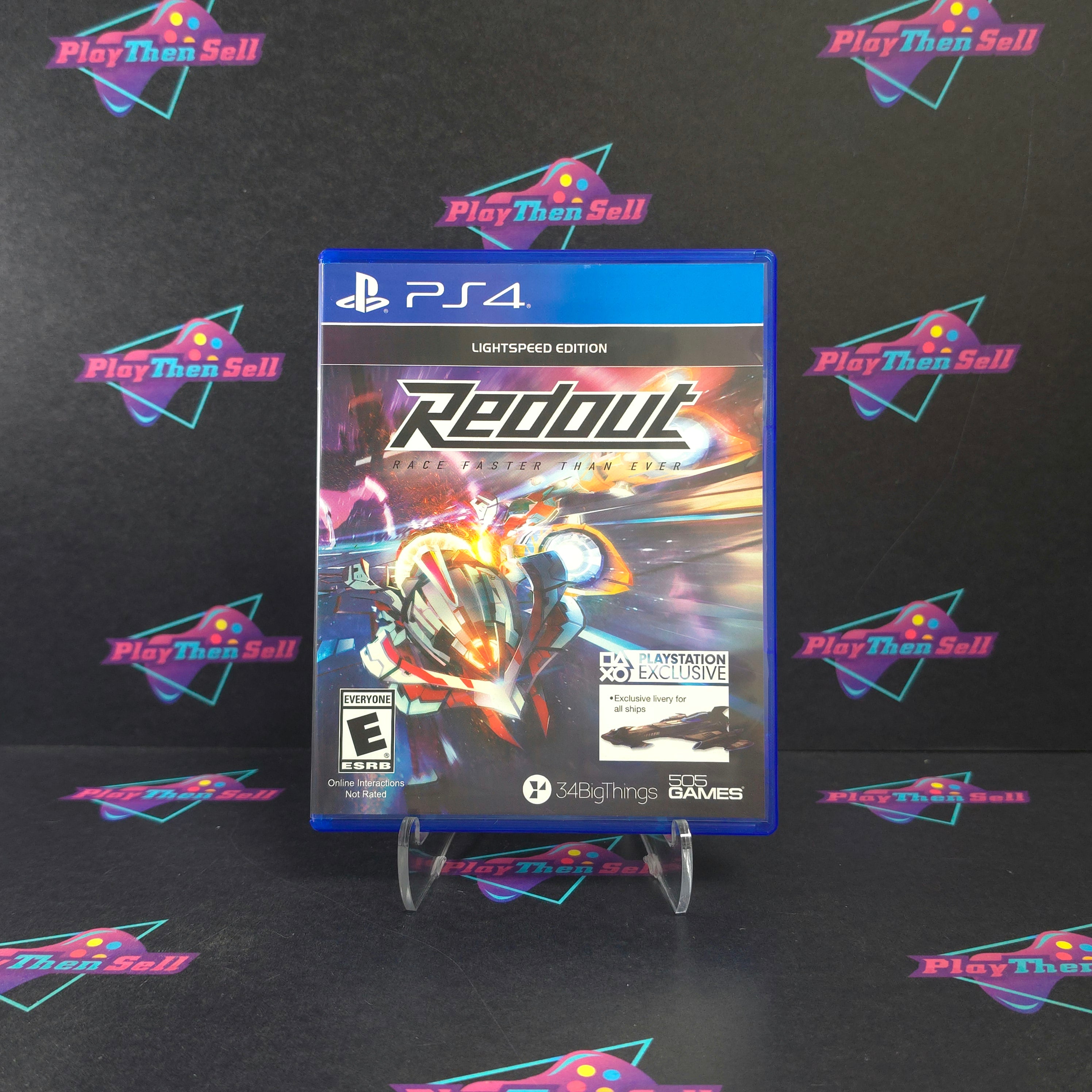 Redout Lightspeed Edition PS4 PlayStation 4 Complete - Excellent