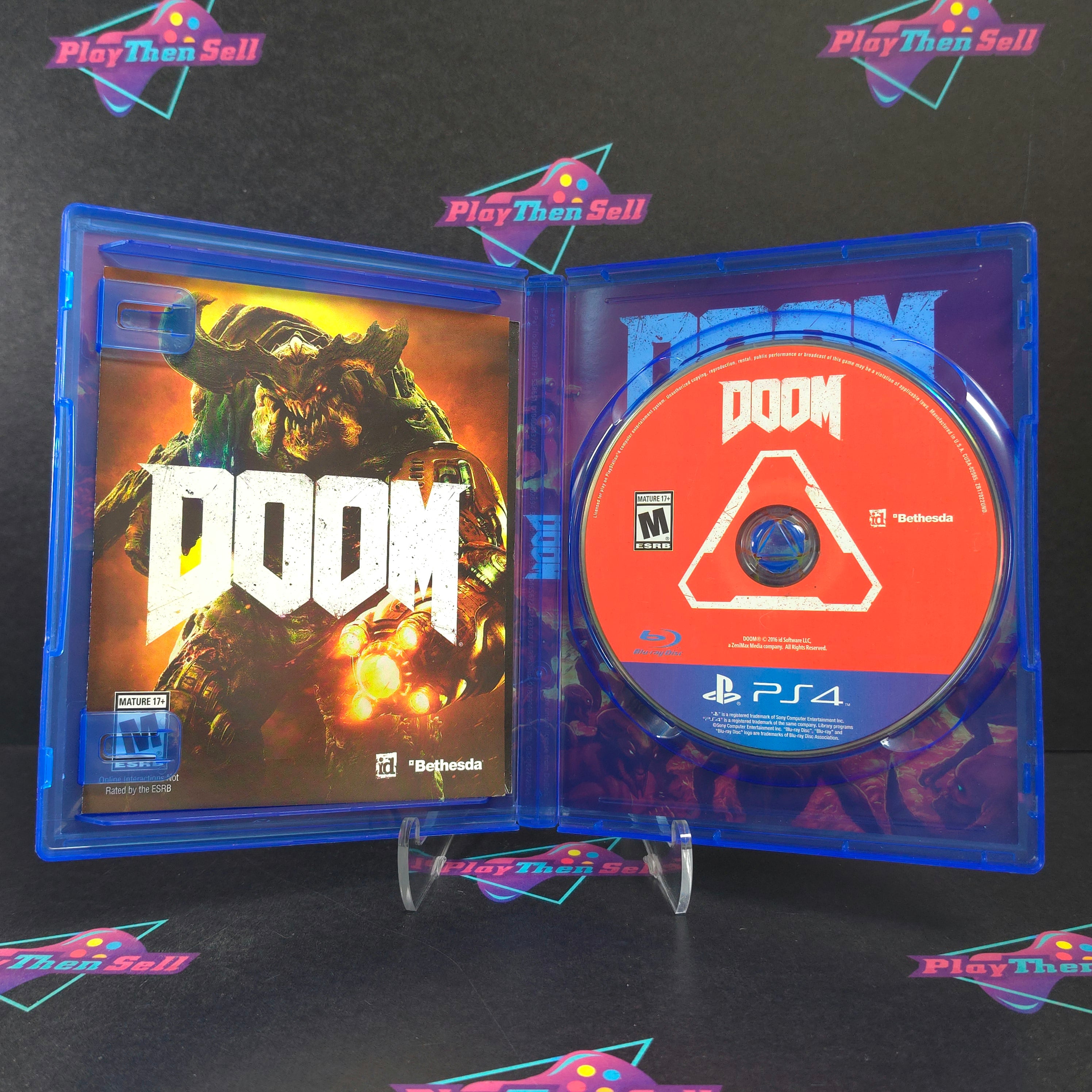 Doom PS4 PlayStation 4 Complete - Very Good