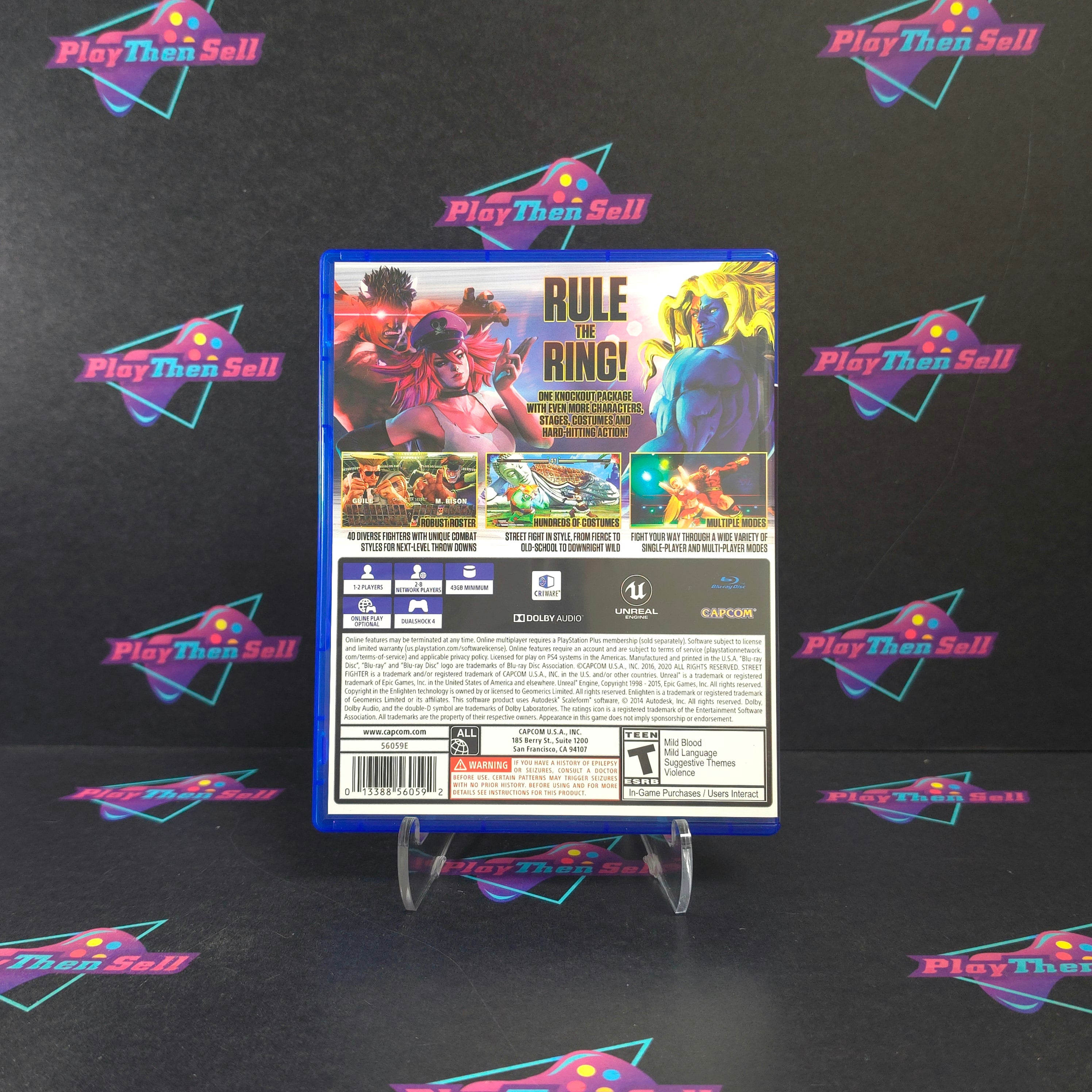 Street Fighter V (5) Champion Edition PS4 PlayStation 4 Complete - Excellent