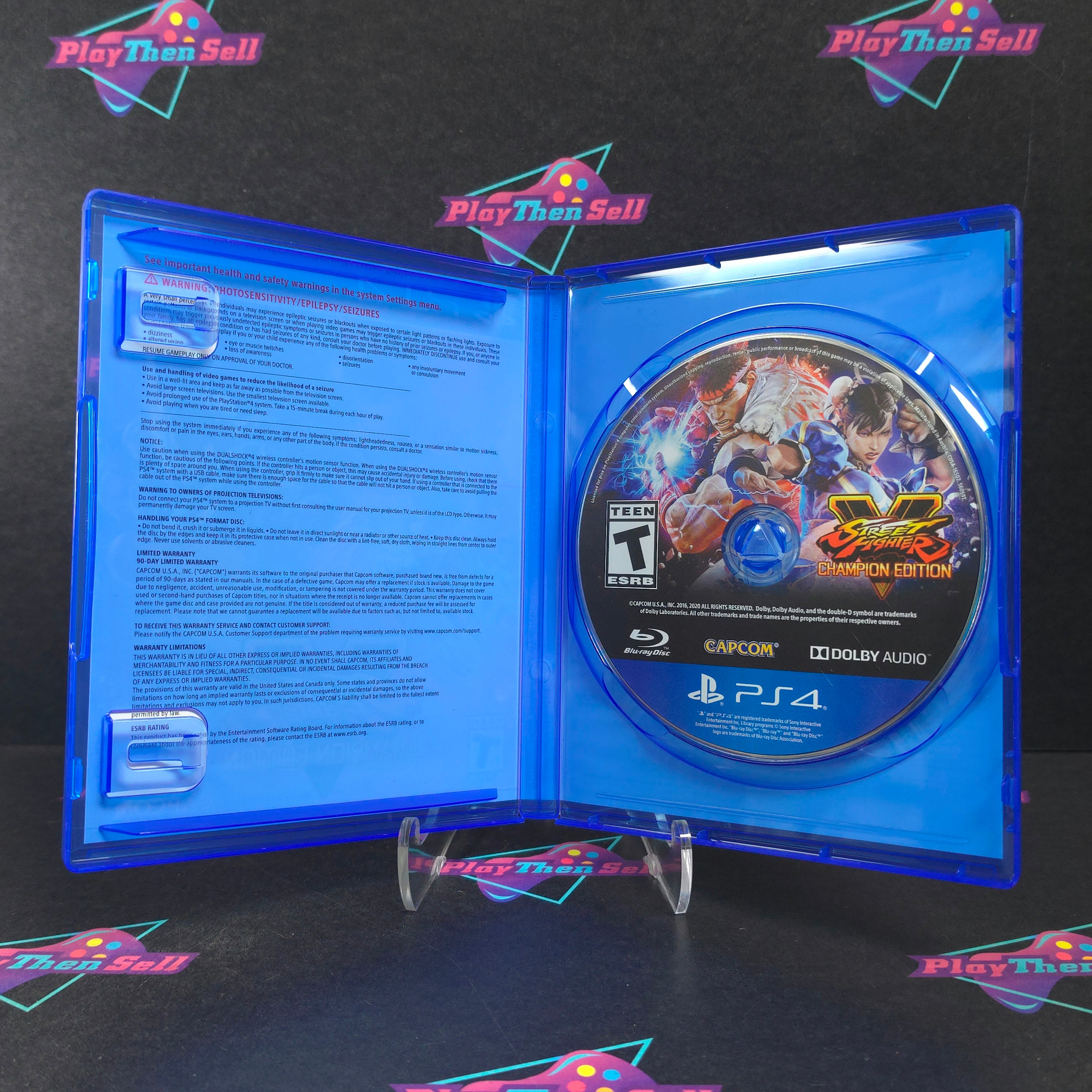 Street Fighter V (5) Champion Edition PS4 PlayStation 4 Complete - Excellent