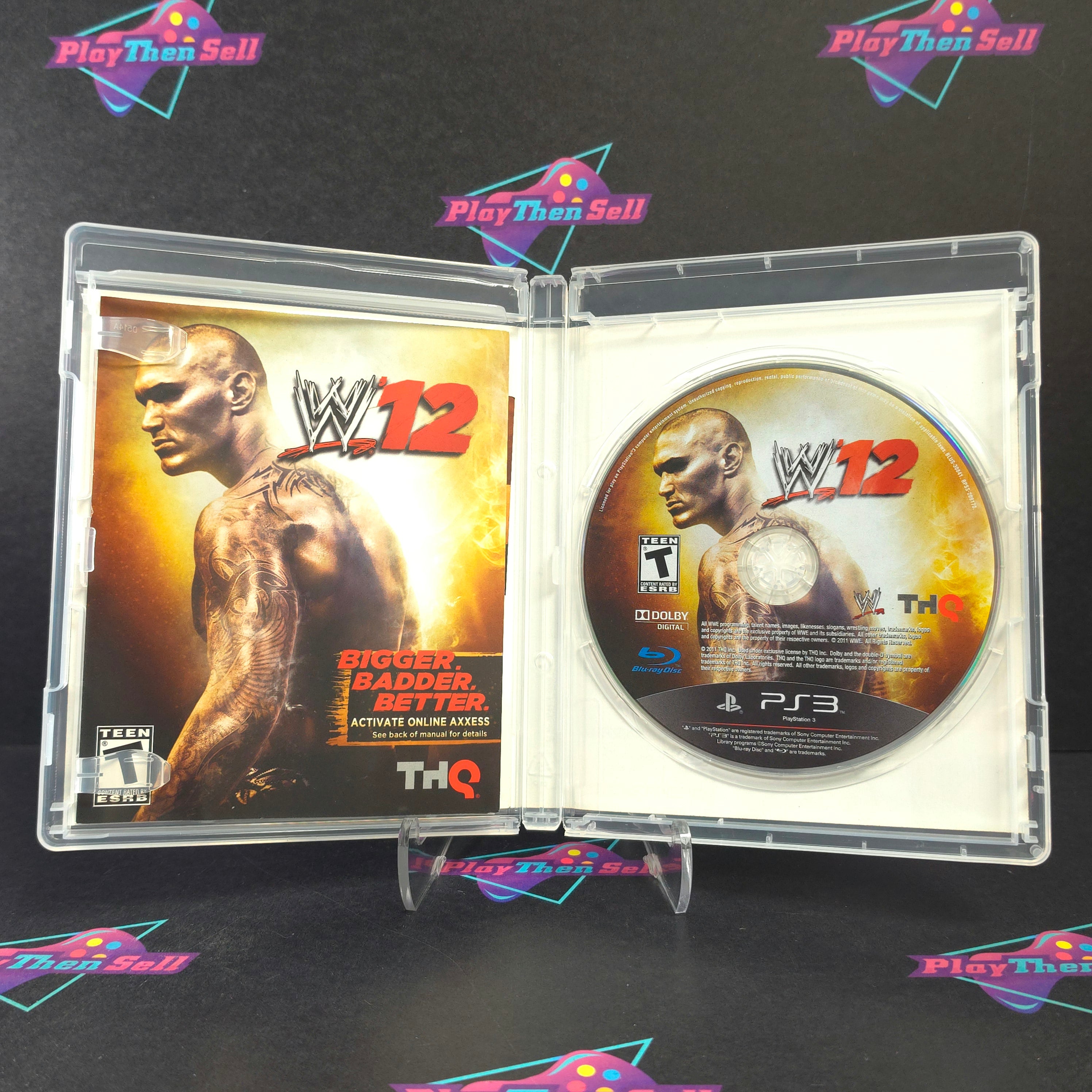 WWE 12 PS3 PlayStation 3 Complete - Excellent