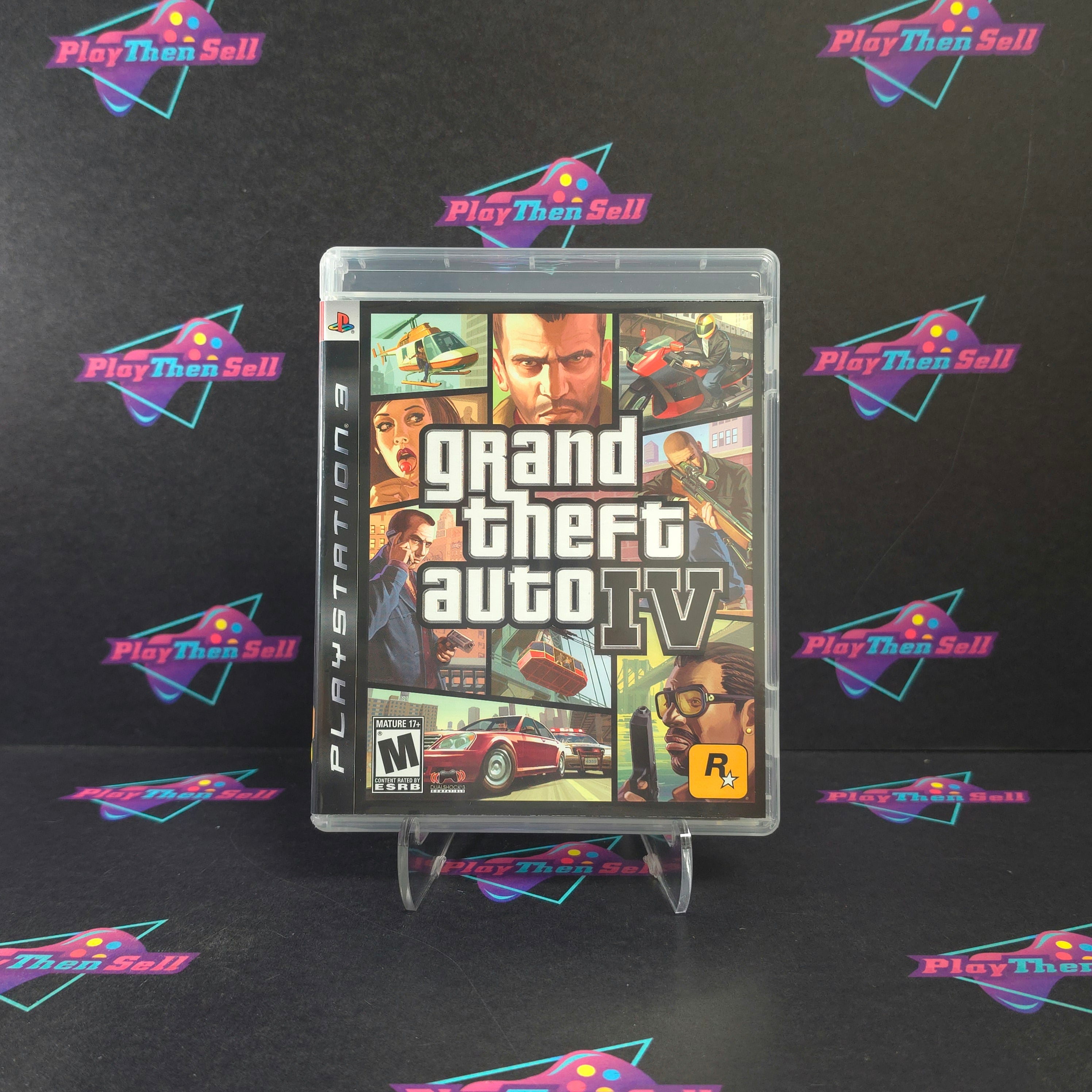 Grand Theft Auto IV (4) PS3 PlayStation 3 + Map Complete - Excellent