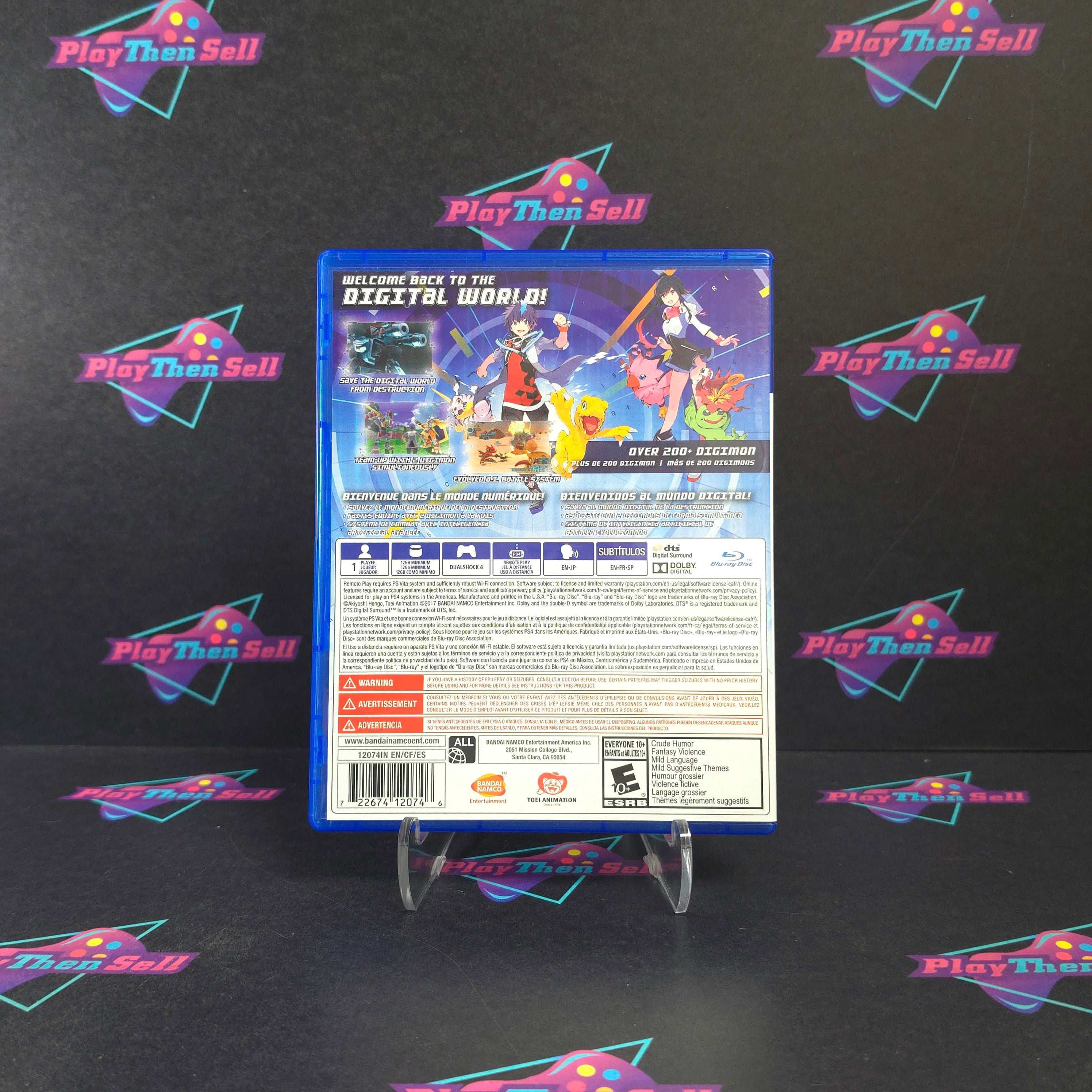 Digimon World Next Order PS4 PlayStation 4 Complete - Excellent