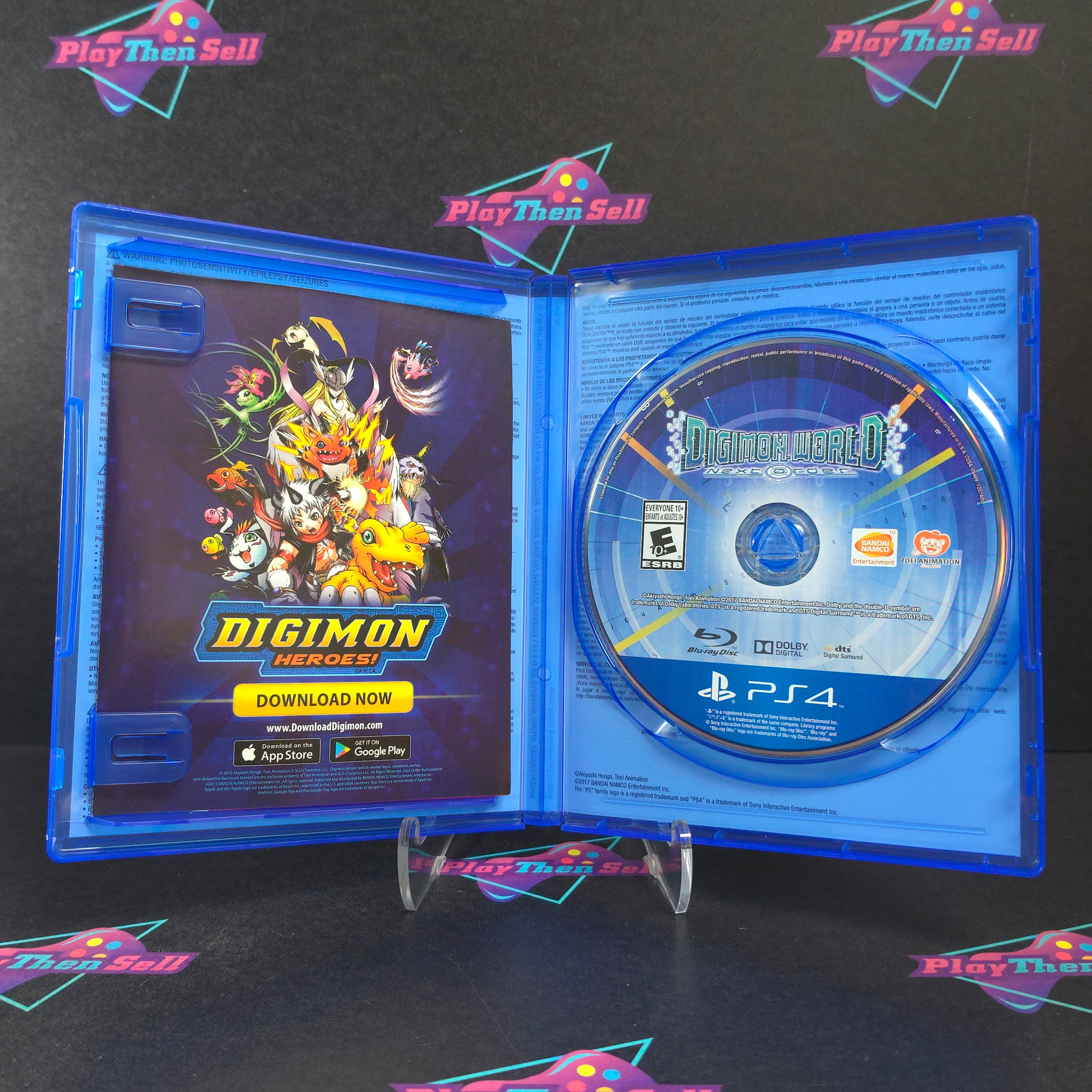 Digimon World Next Order PS4 PlayStation 4 Complete - Excellent