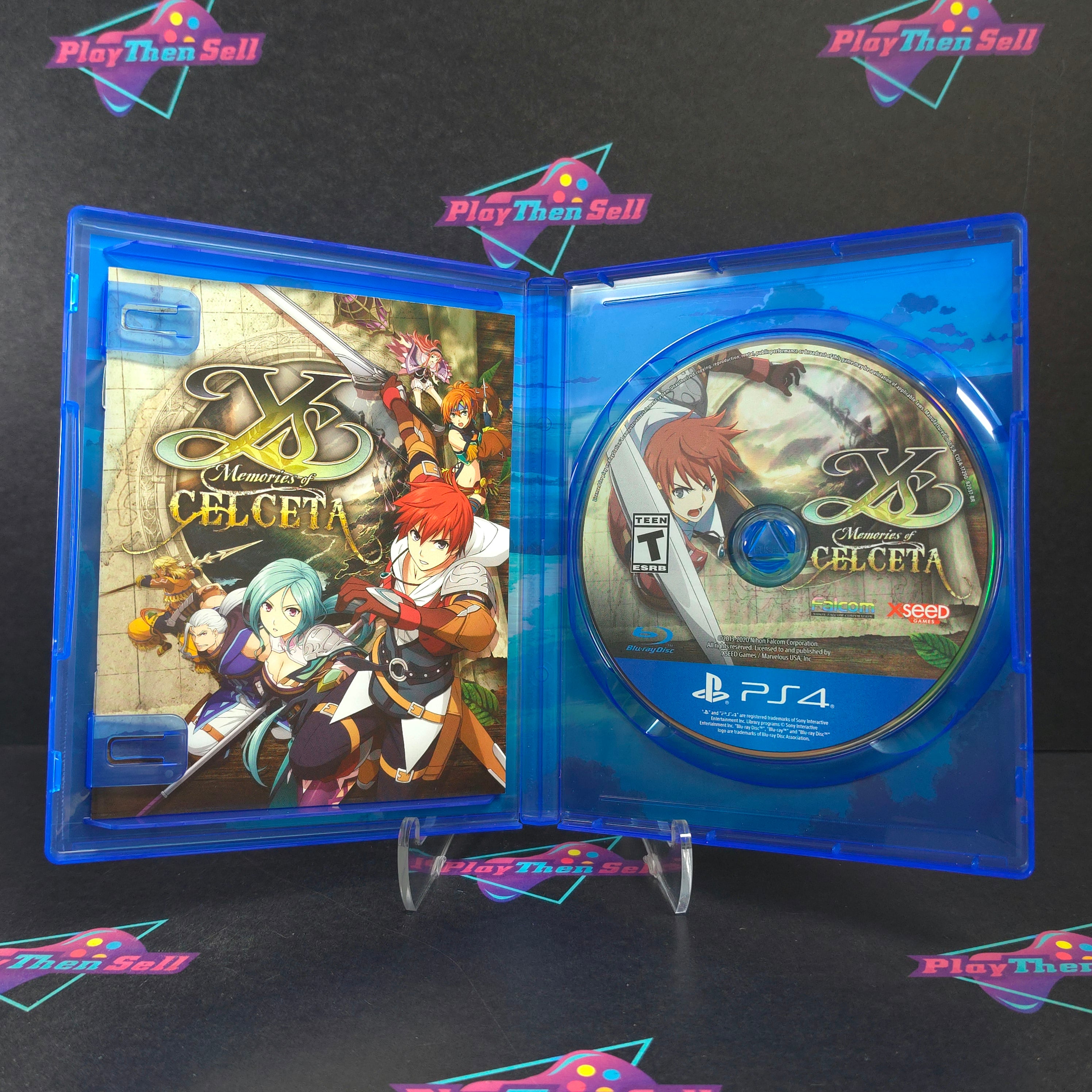 Ys Memories of Celceta PS4 PlayStation 4 Complete - Excellent