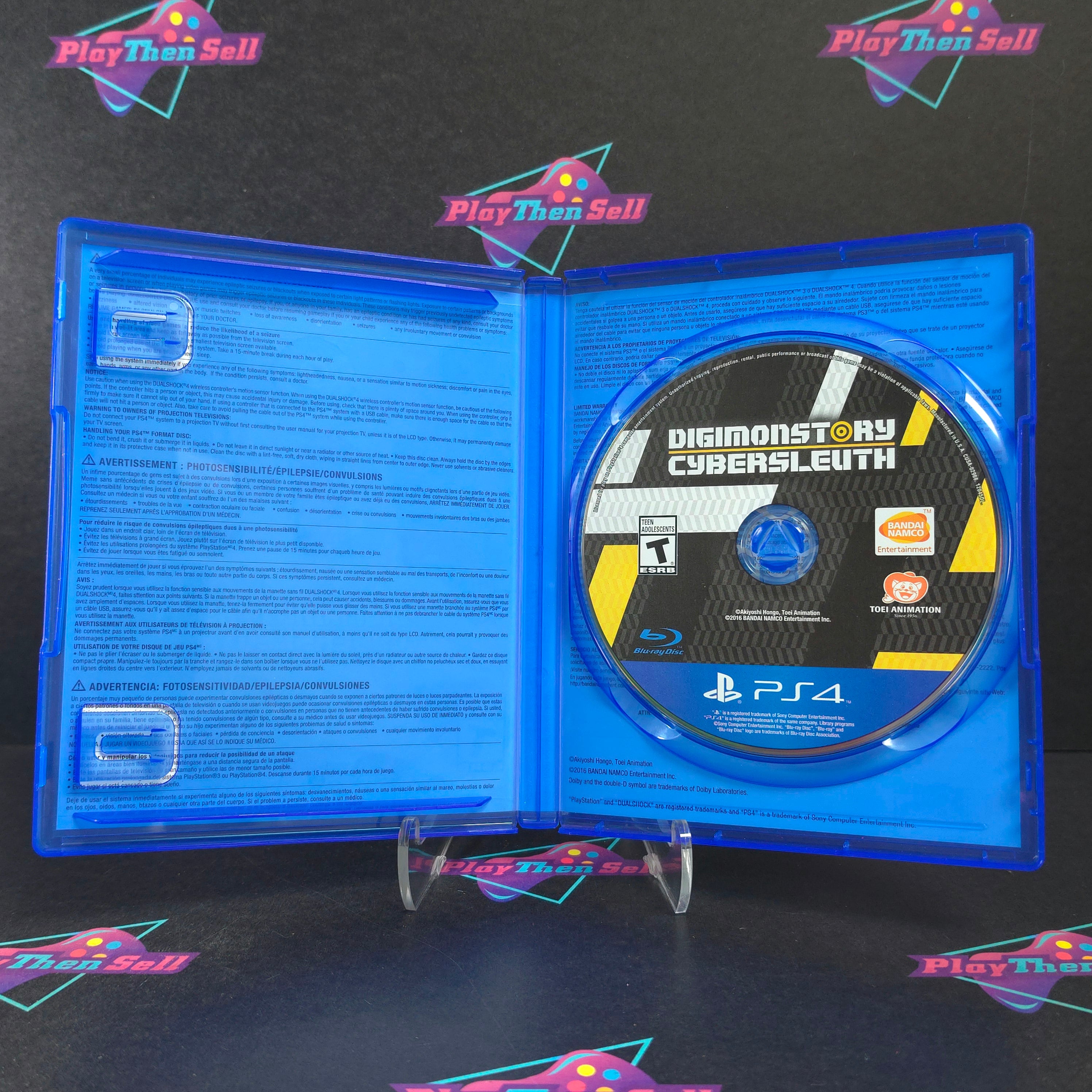 Digimon Story Cyber Sleuth PS4 PlayStation 4 Complete - Excellent