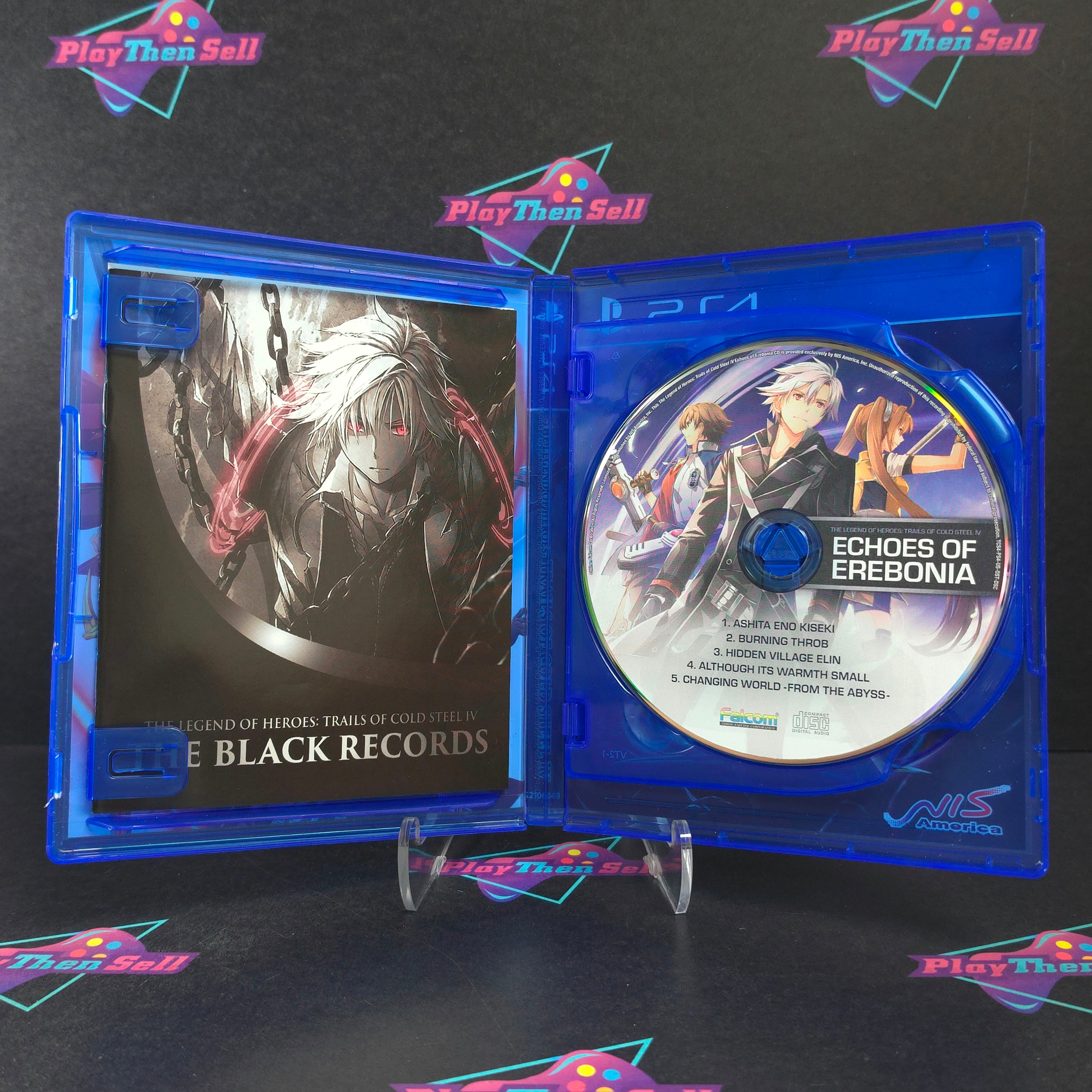 Legend of Heroes Trails of Cold Steel IV (4) Frontline Edition PS4 PlayStation 4 + Artbook / Soundtrack CIB - Excellent