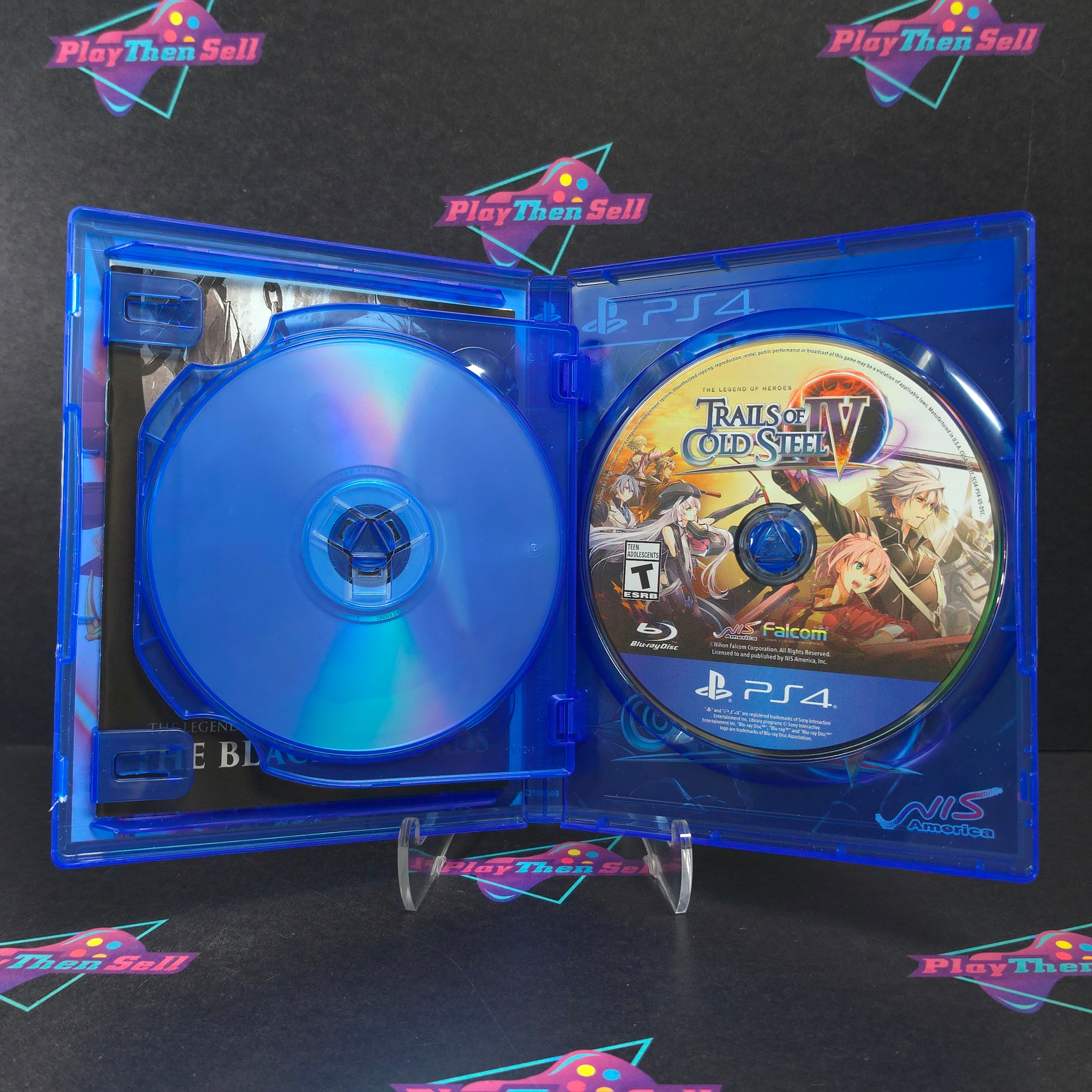 Legend of Heroes Trails of Cold Steel IV (4) Frontline Edition PS4 PlayStation 4 + Artbook / Soundtrack CIB - Excellent