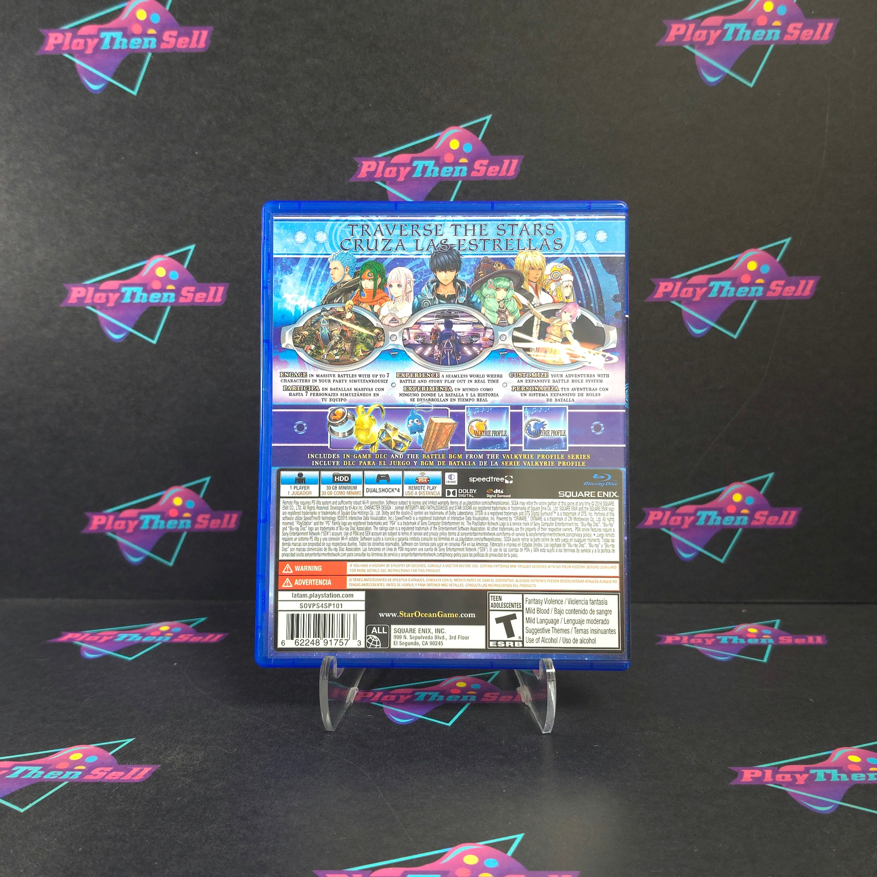 Star Ocean Integrity and Faithlessness Day One Edition PS4 PlayStation 4 Complete - Excellent