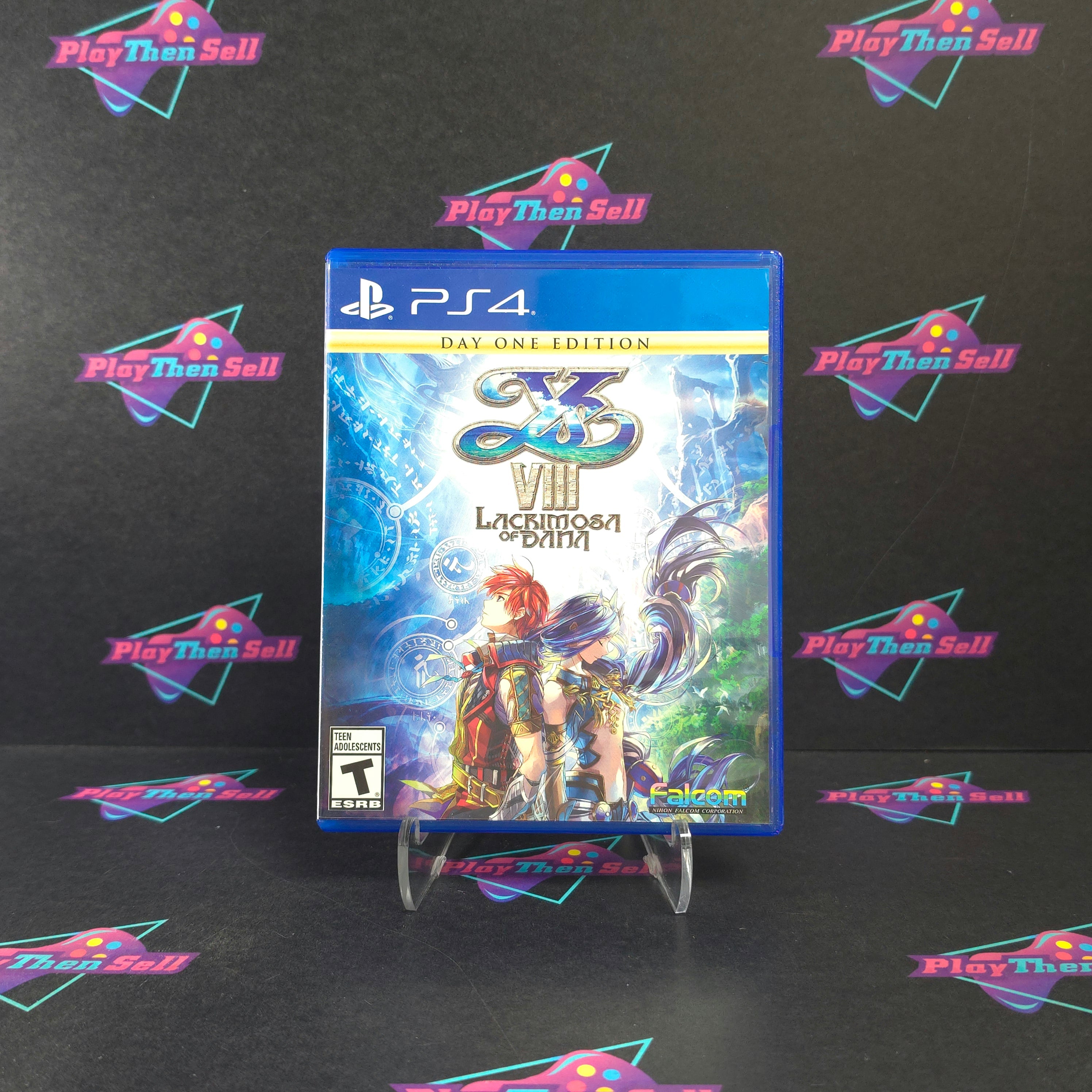 Ys VIII (8) Lacrimosa of Dana Day One Edition PS4 PlayStation 4 + Artbook / Soundtrack CIB - Excellent