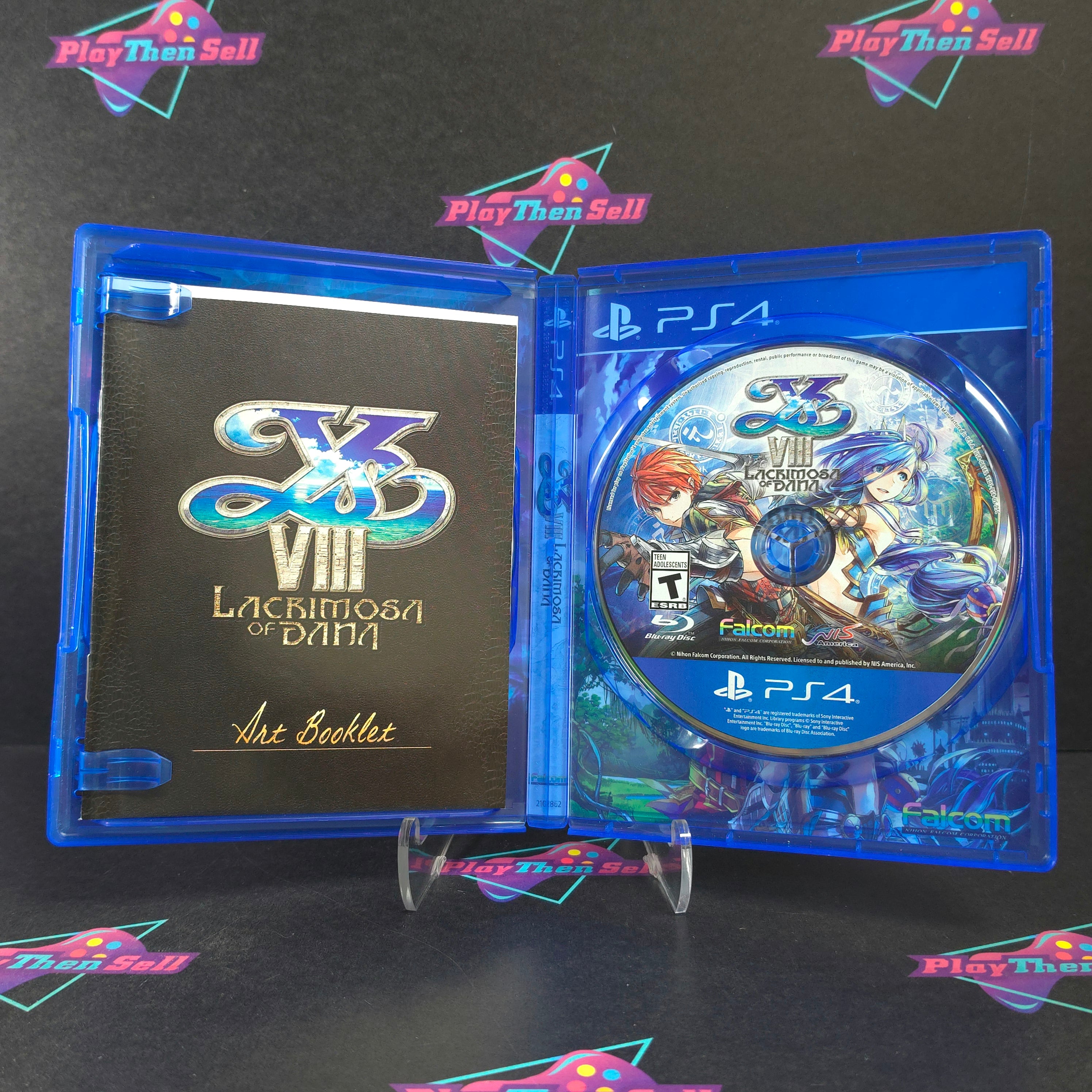 Ys VIII (8) Lacrimosa of Dana Day One Edition PS4 PlayStation 4 + Artbook / Soundtrack CIB - Excellent