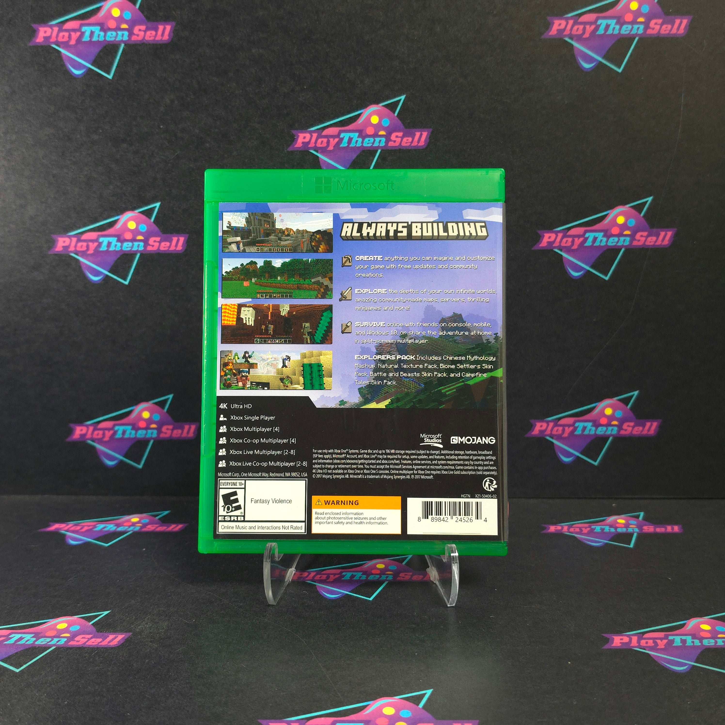 Minecraft Explorer's Pack Xbox One Complete - Very Good