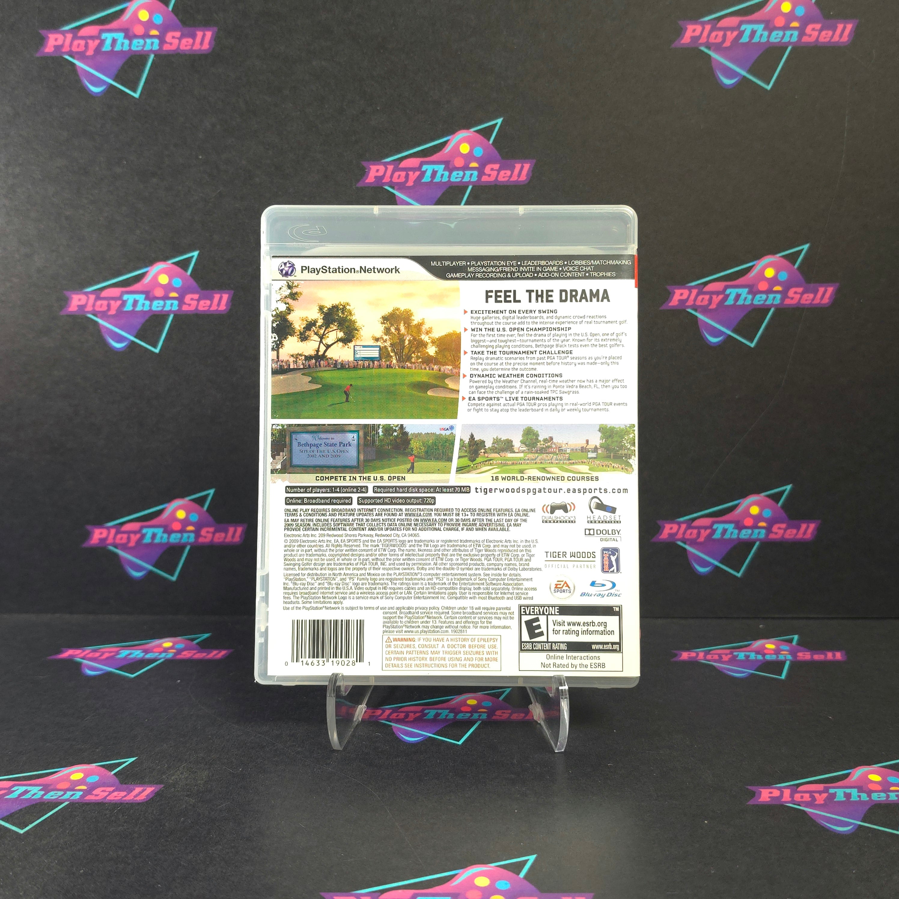 Tiger Woods PGA Tour 10 PS3 PlayStation 3 Complete - Very Good