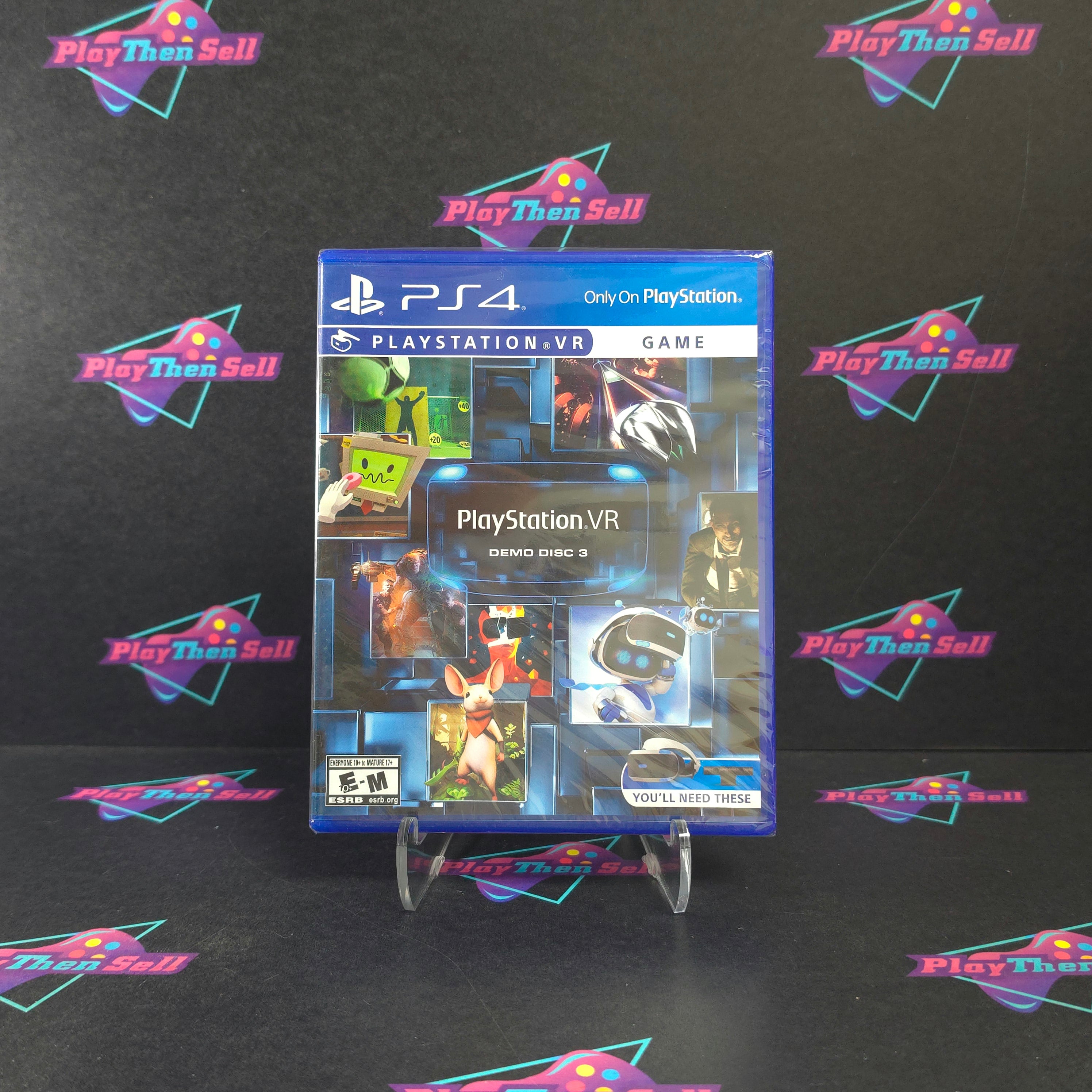 PlayStation VR Demo Disc 3 PS4 PlayStation 4 Brand New - Sealed