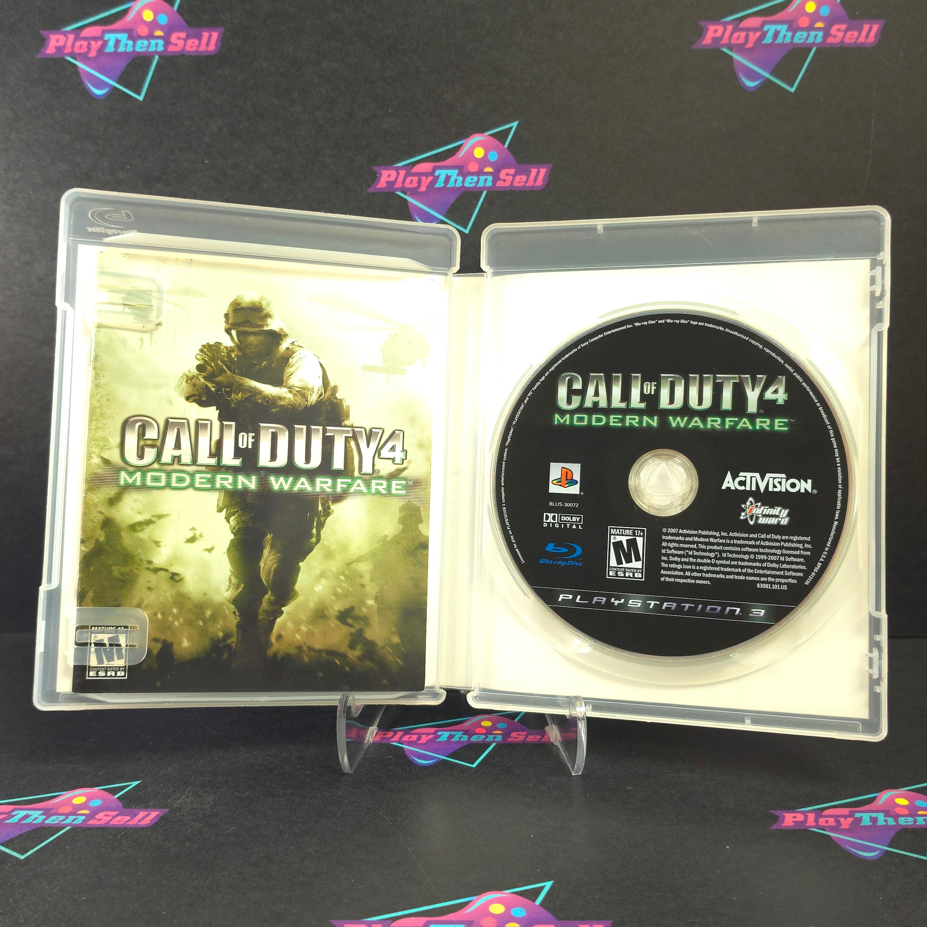 Call of Duty 4 Modern Warfare PS3 PlayStation 3 Complete - Very Good