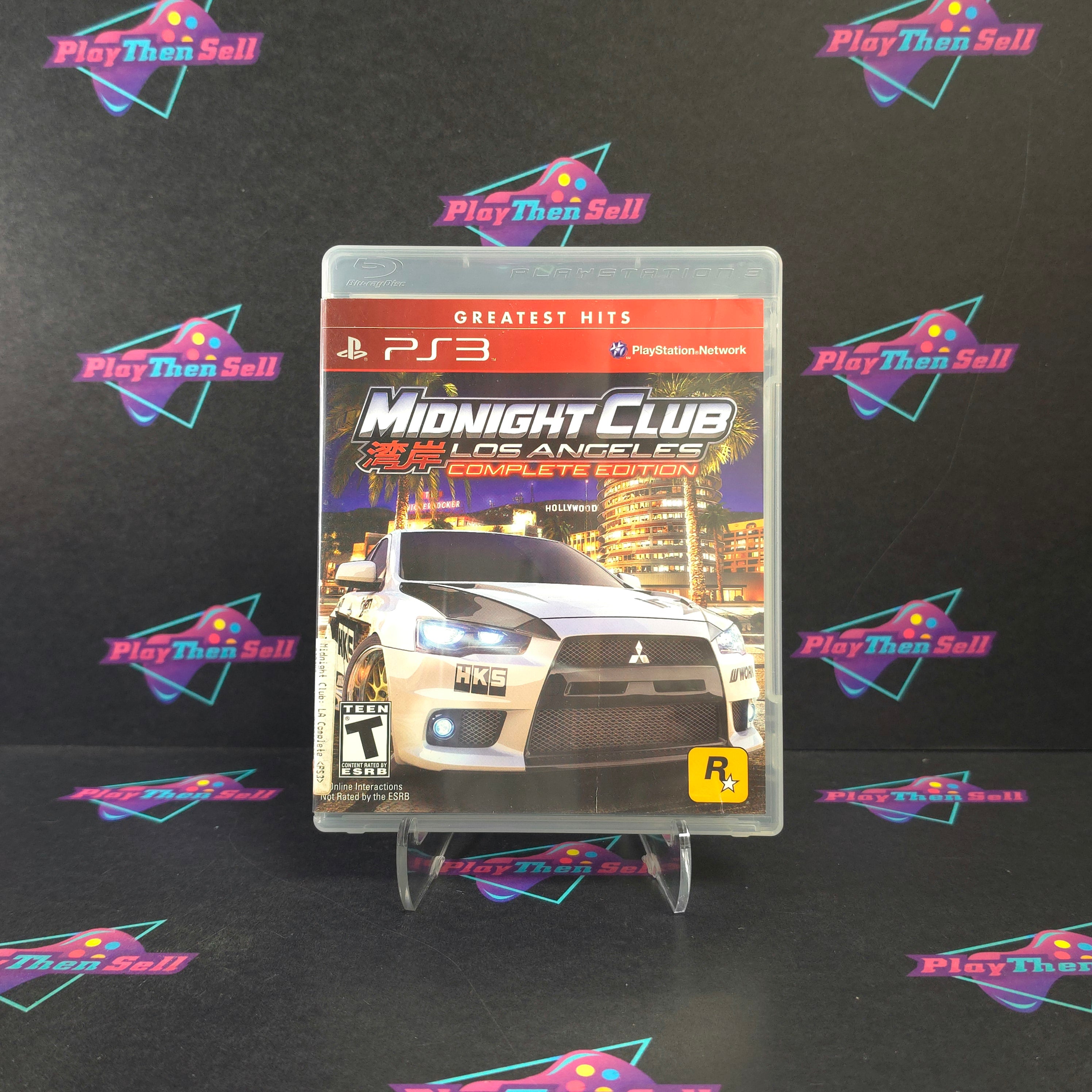 Midnight Club Los Angeles Complete Edition PS3 PlayStation 3 GH Complete - Very Good