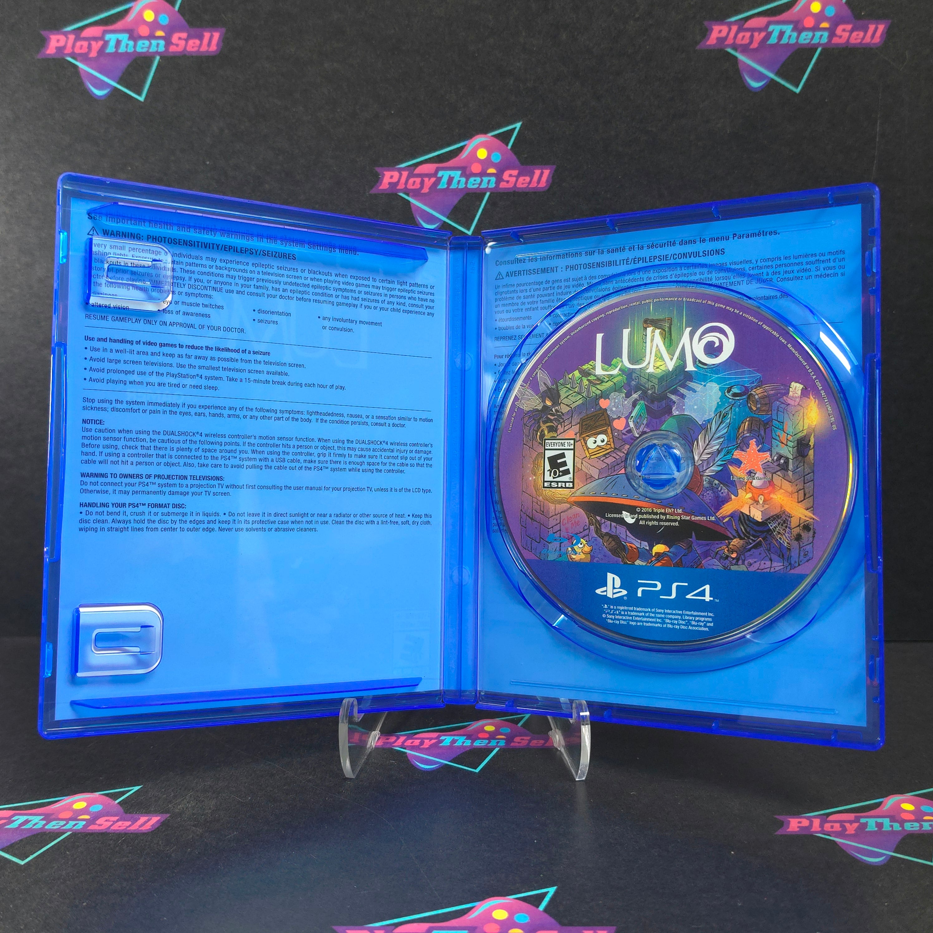 Lumo PS4 PlayStation 4 Complete - Very Good