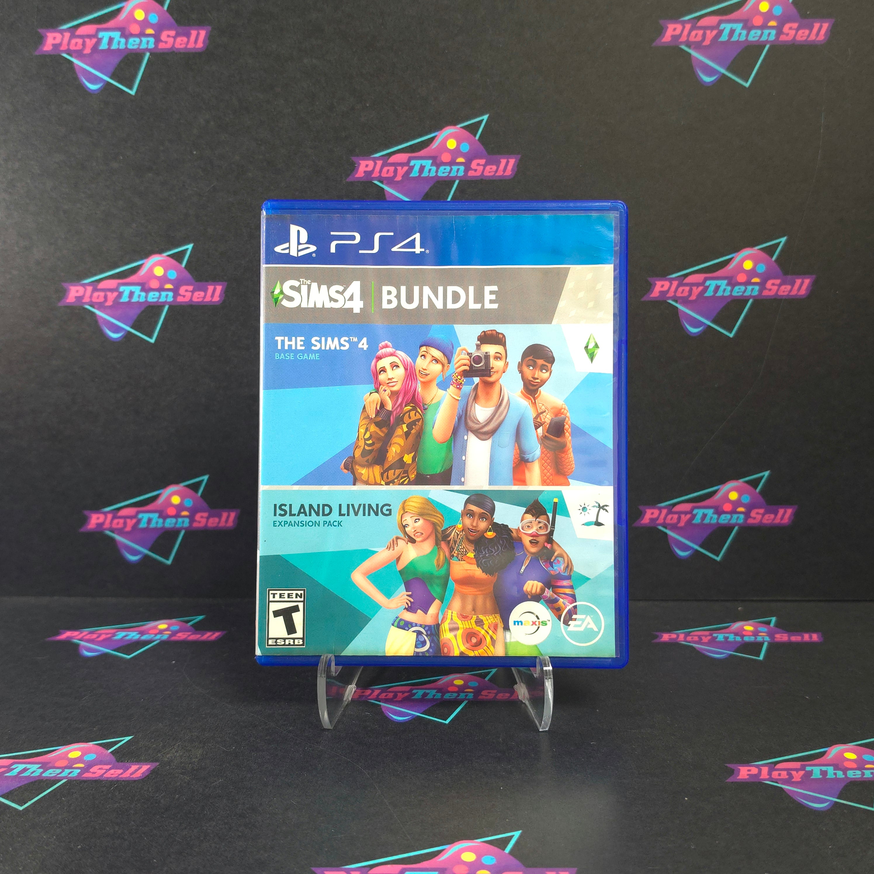 The Sims 4 Island Living Bundle PS4 PlayStation 4 Complete - Very Good
