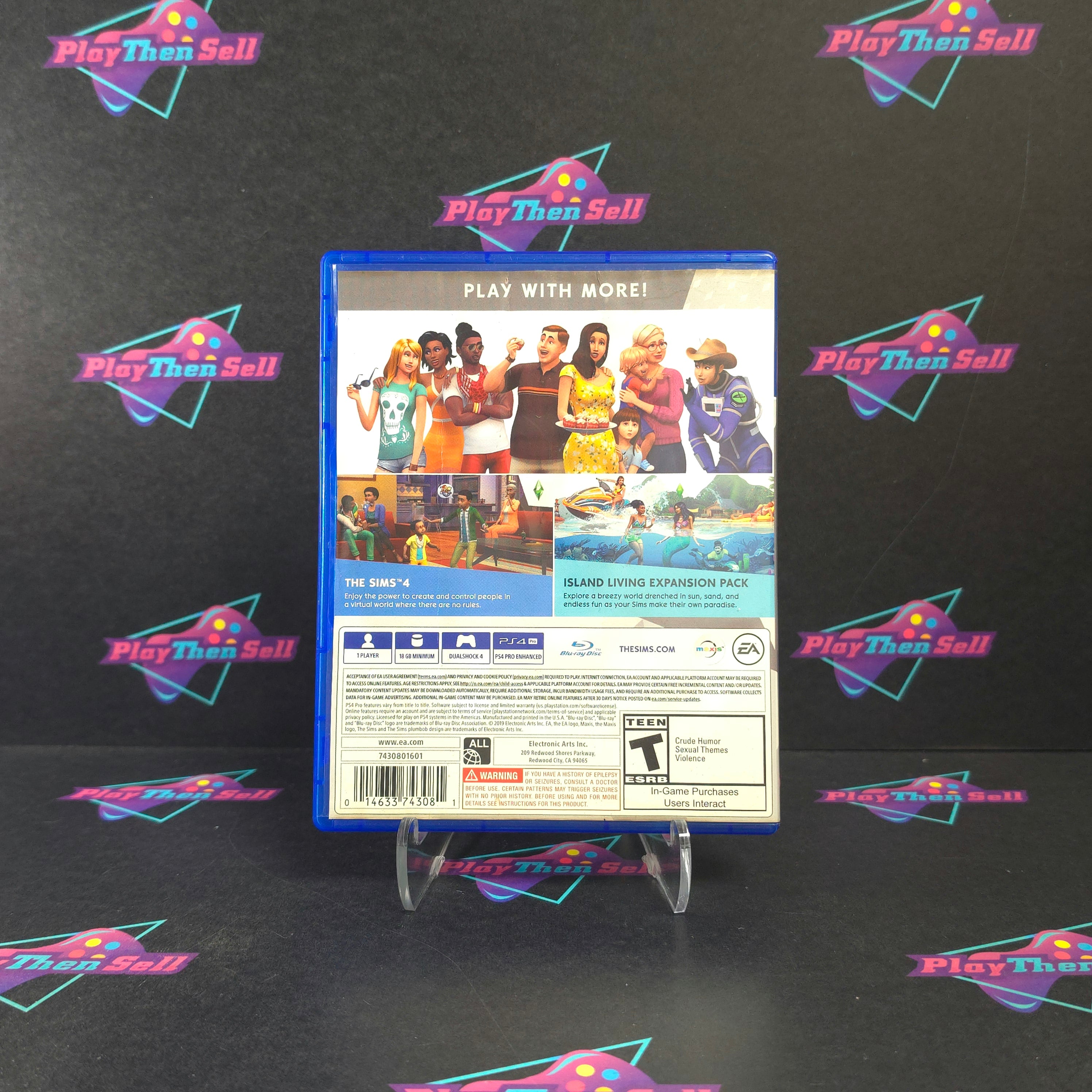 The Sims 4 Island Living Bundle PS4 PlayStation 4 Complete - Very Good