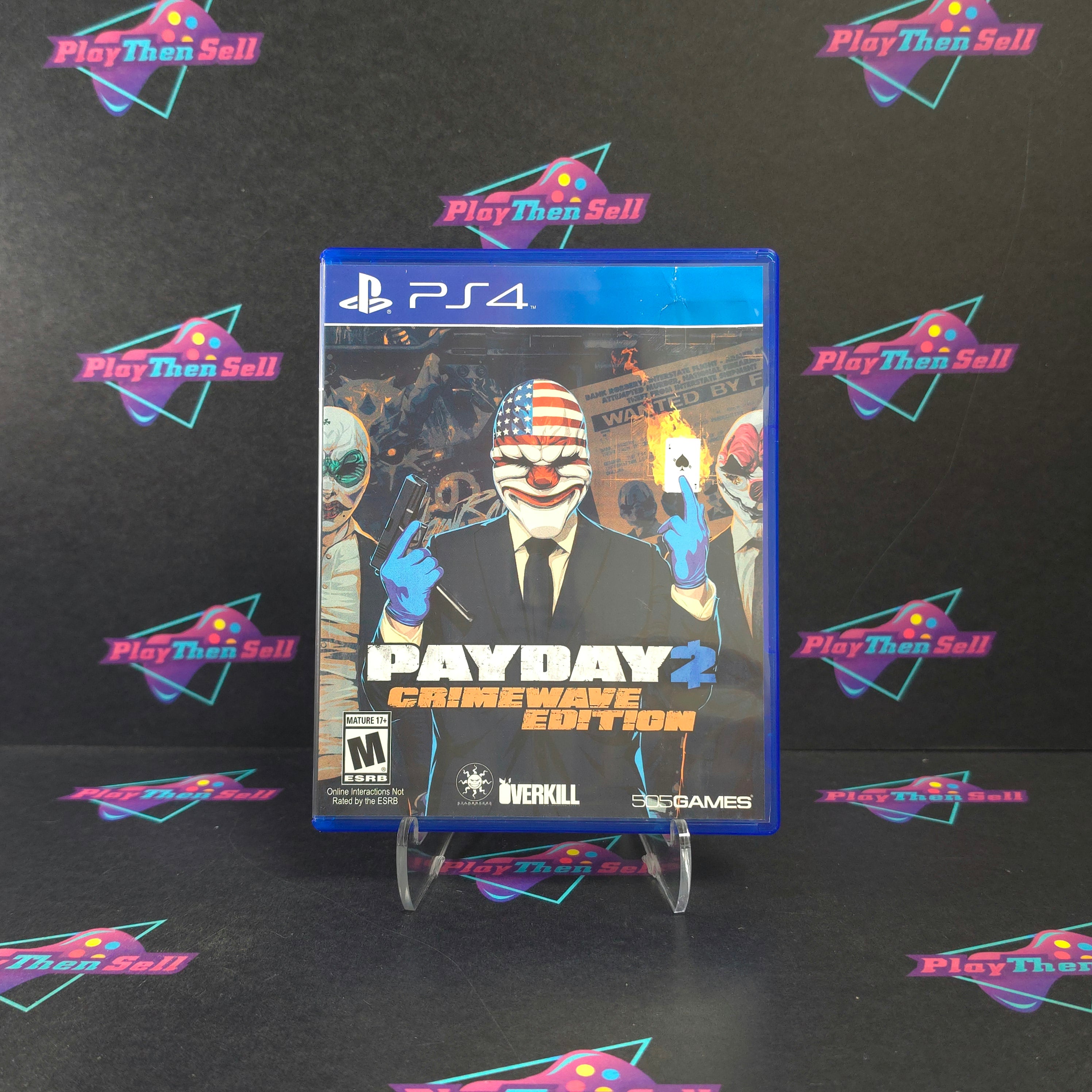 Payday 2 Crimewave Edition PS4 PlayStation 4 Complete - Excellent