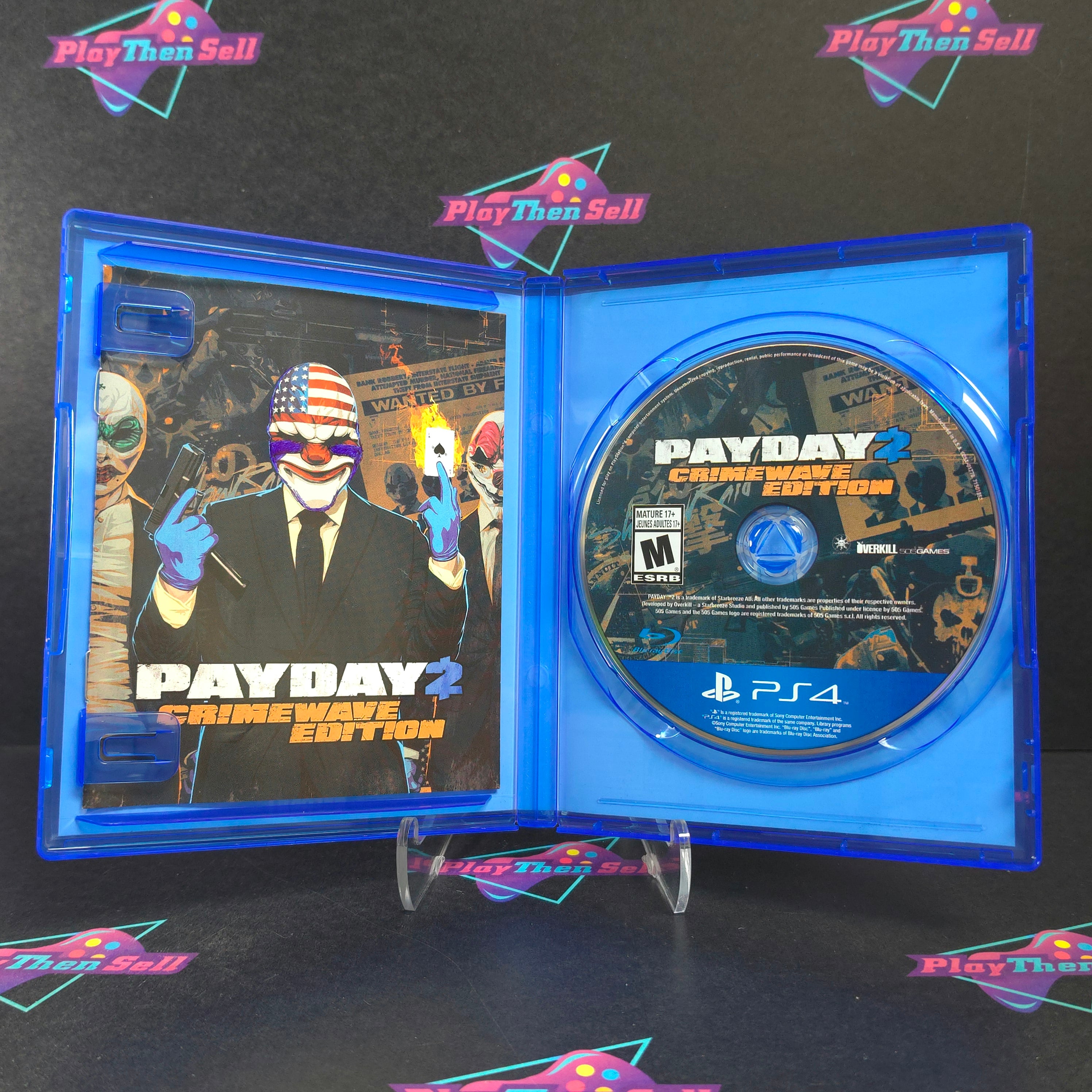 Payday 2 Crimewave Edition PS4 PlayStation 4 Complete - Excellent