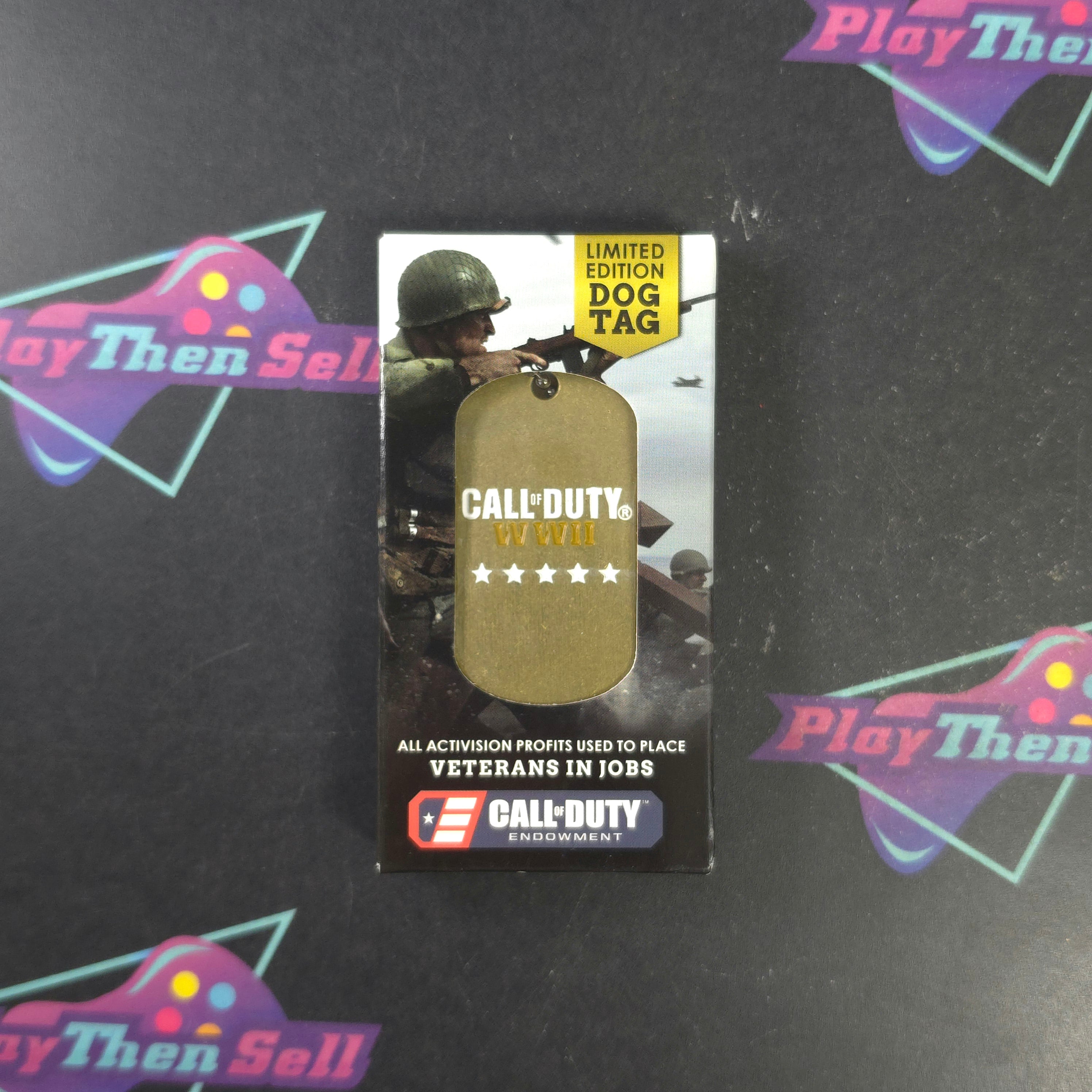 Call of Duty WWII PS4 PlayStation 4 + Dog Tag Complete - Excellent