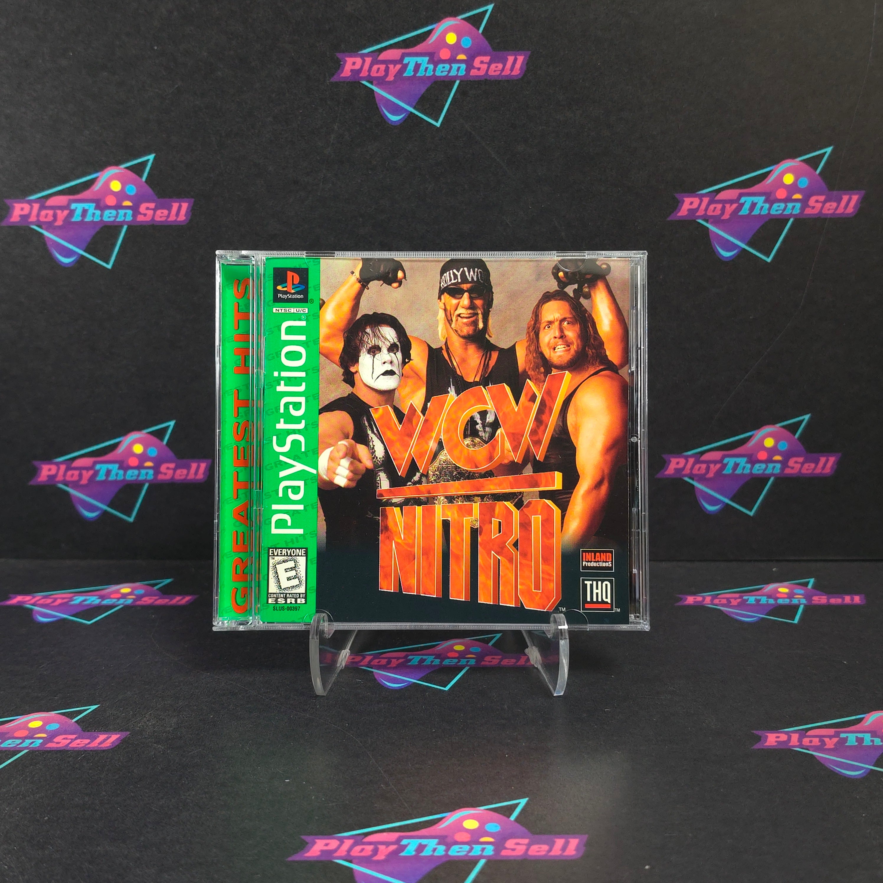 WCW Nitro PS1 PlayStation 1 GH Complete - Excellent