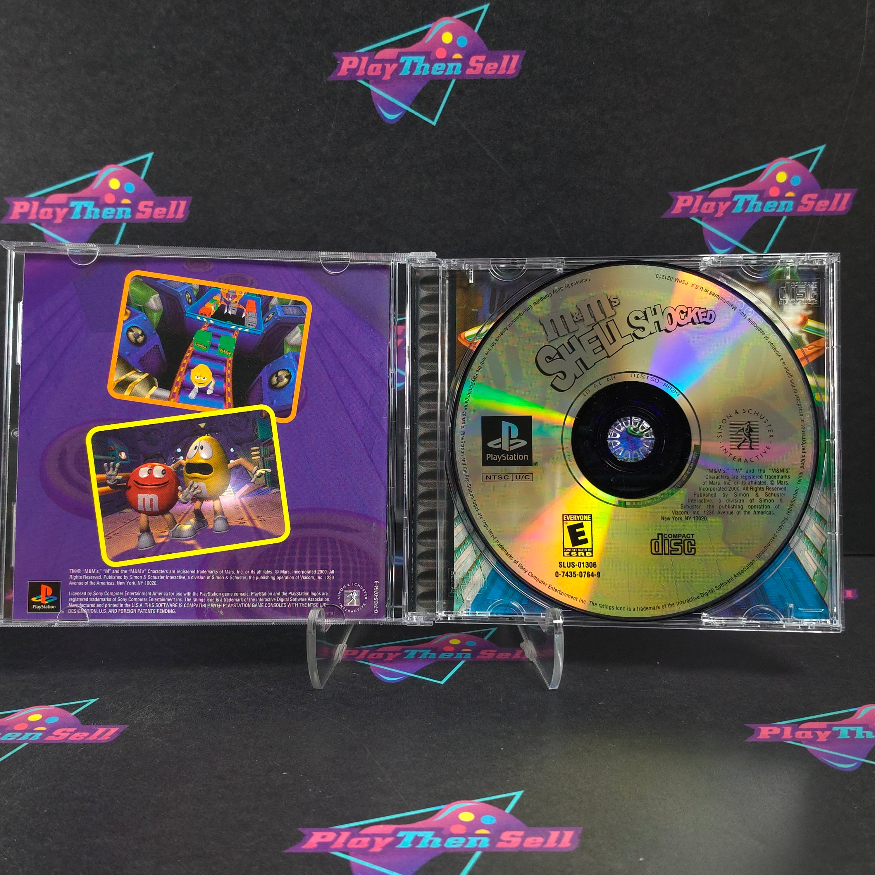 M&M's Shell Shocked PS1 PlayStation 1 Complete - Excellent