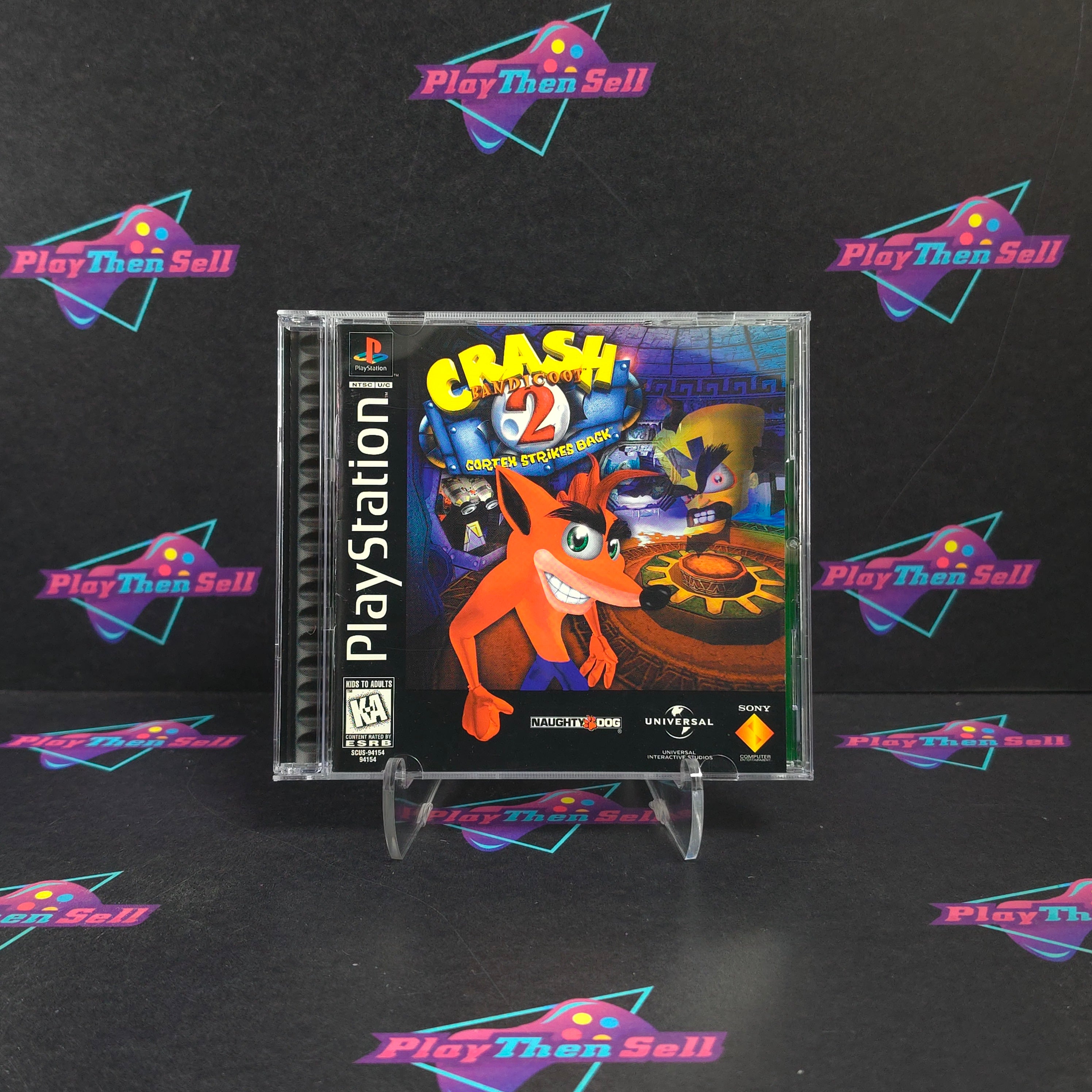 Crash Bandicoot 2 Cortex Strikes Back PS1 PlayStation 1 Complete - Excellent