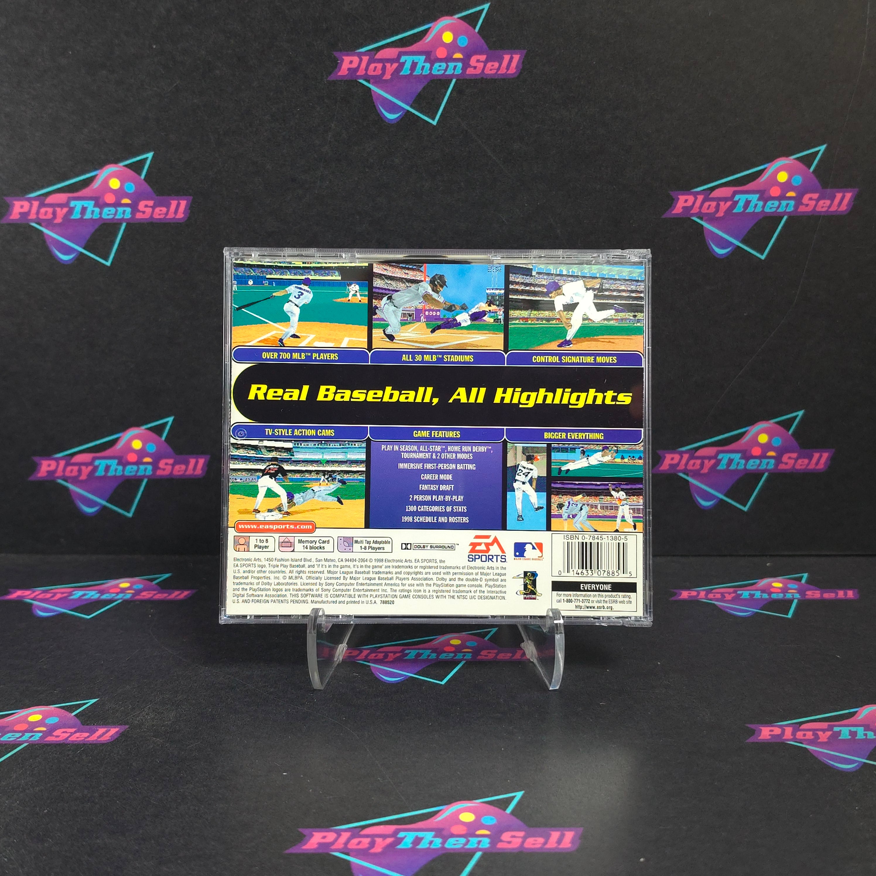 Triple Play 99 PS1 PlayStation 1 + Reg Complete - Excellent