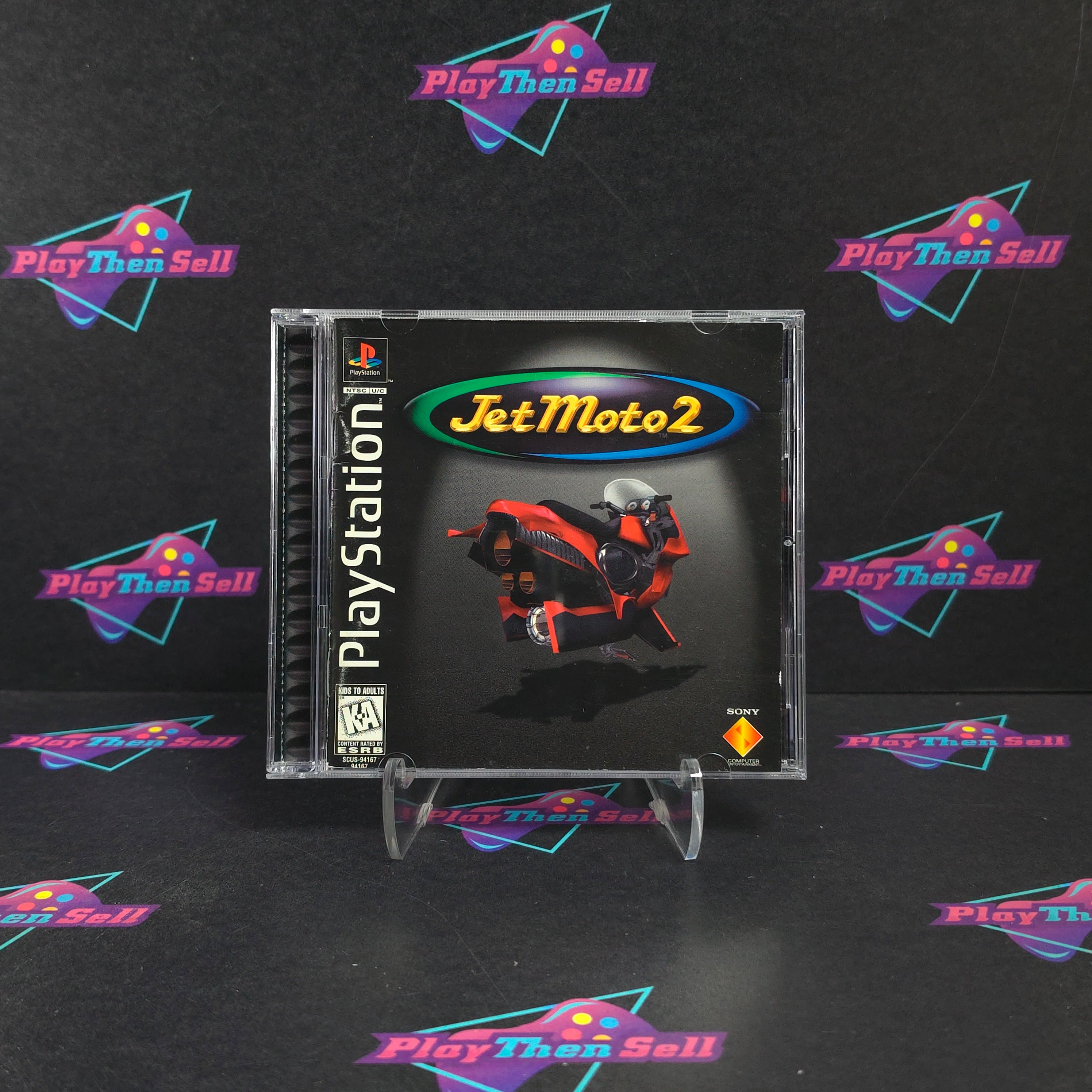 Jet Moto 2 PS1 PlayStation 1 Complete - Excellent
