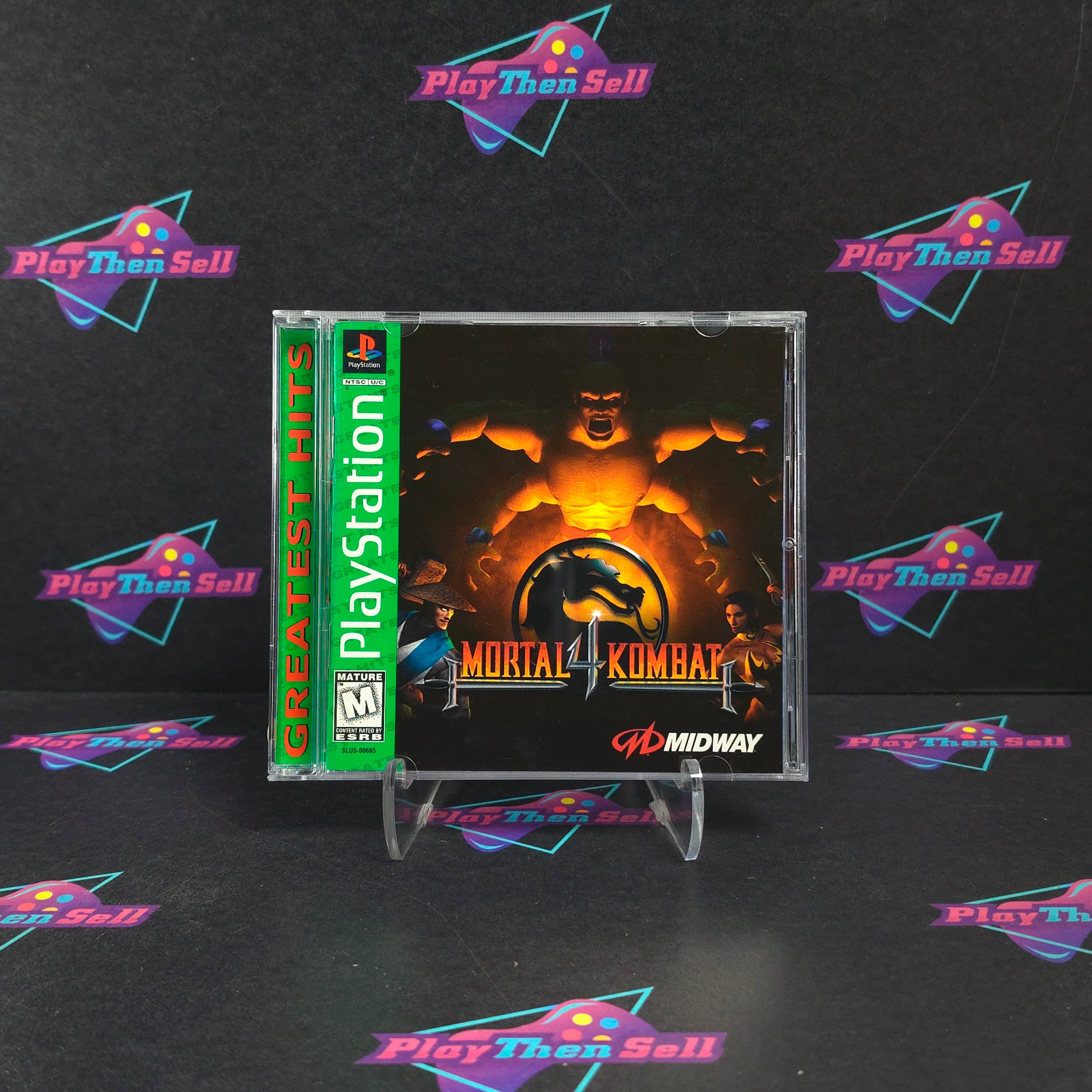Mortal Kombat 4 PS1 PlayStation 1 GH + Reg Complete - Excellent