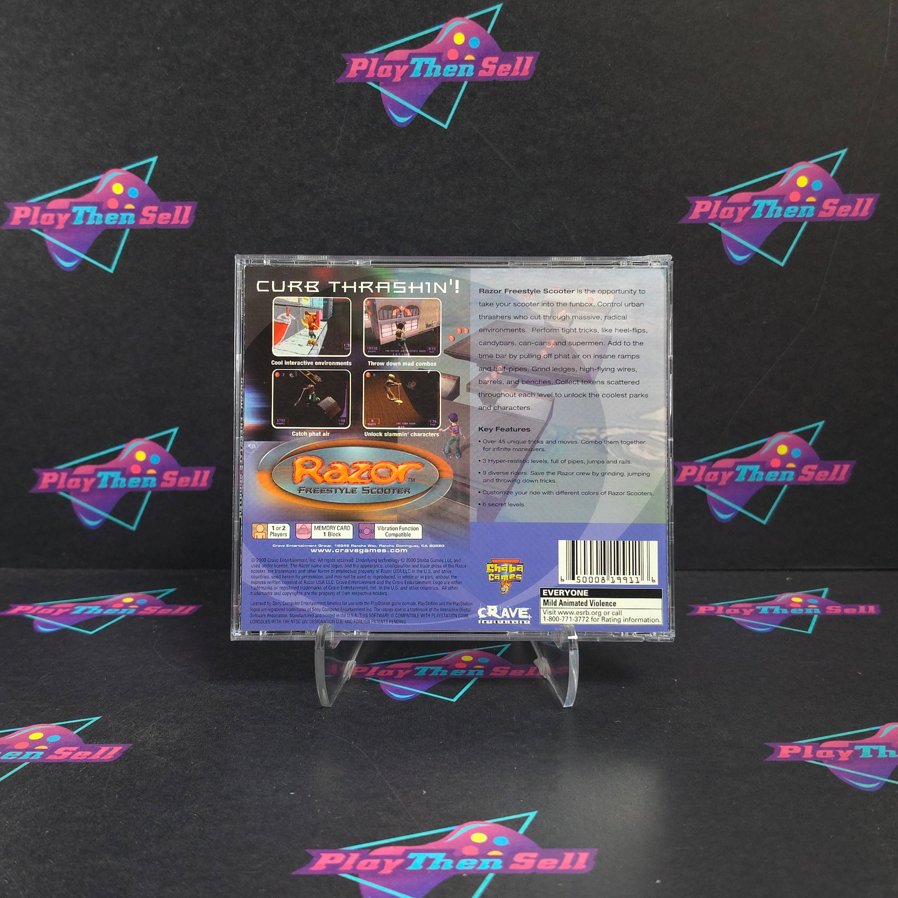 Razor Freestyle Scooter PS1 PlayStation 1 + Reg Complete - Excellent