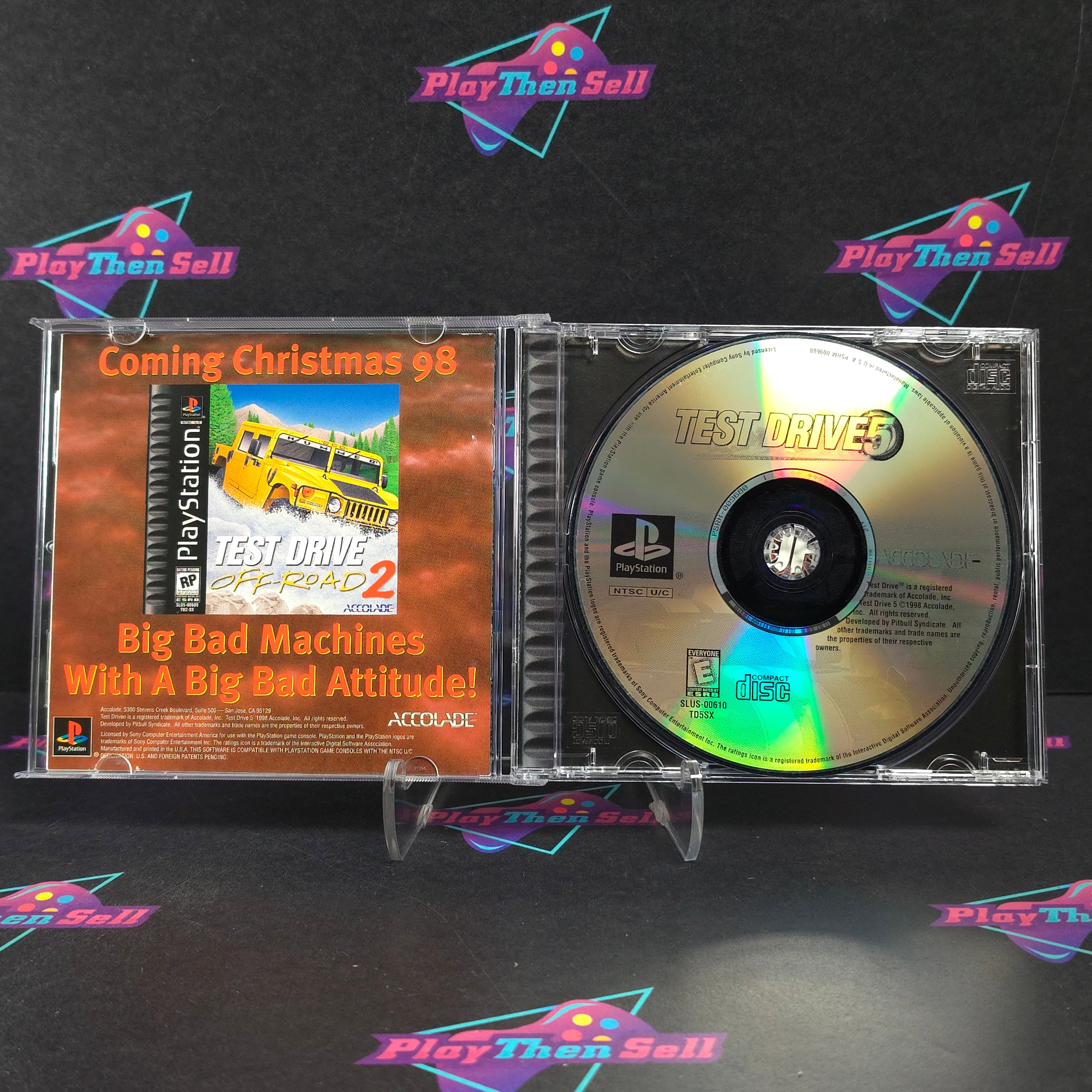 Test Drive 5 PS1 PlayStation 1 Complete - Excellent