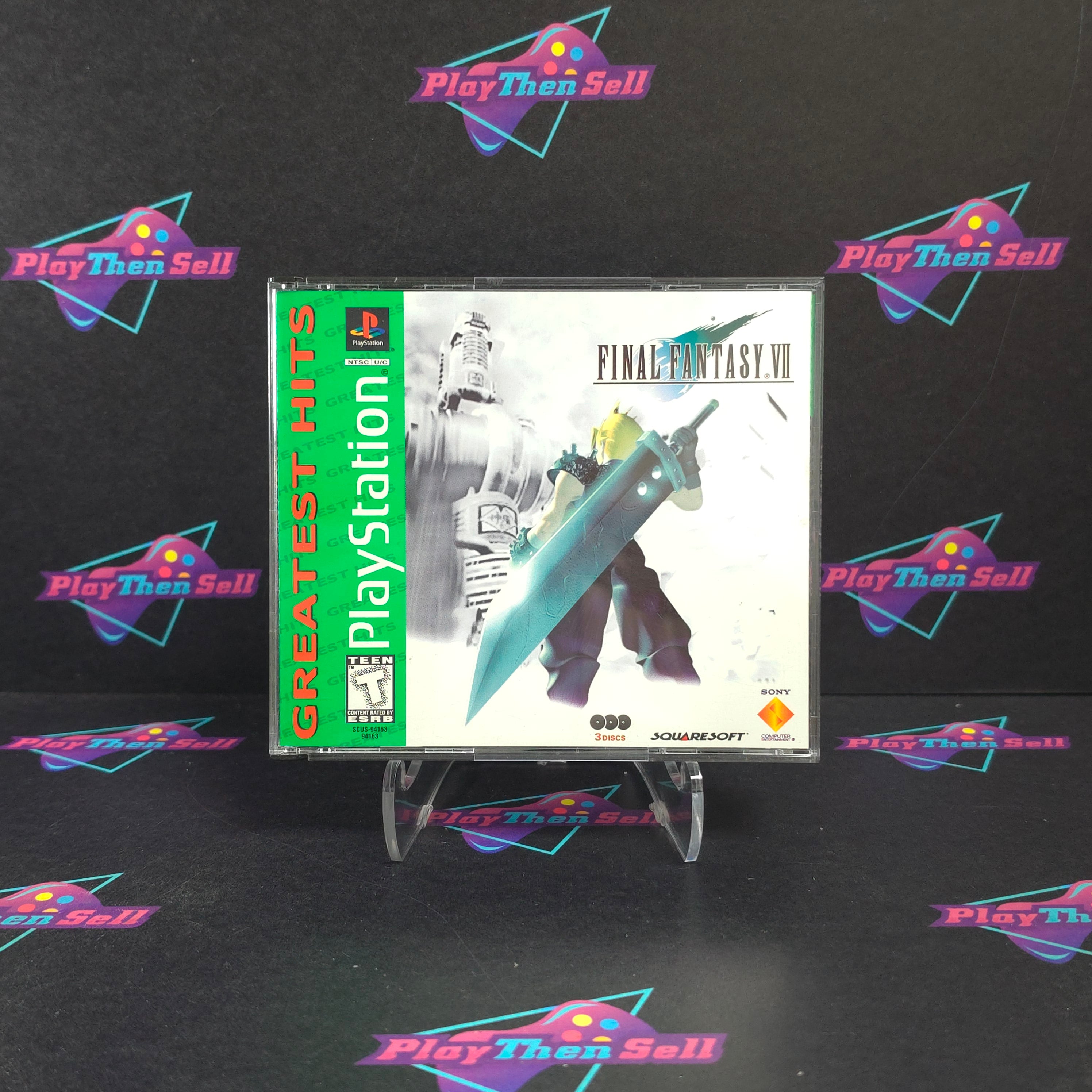Final Fantasy VII (7) PS1 PlayStation 1 GH Complete - Very Good