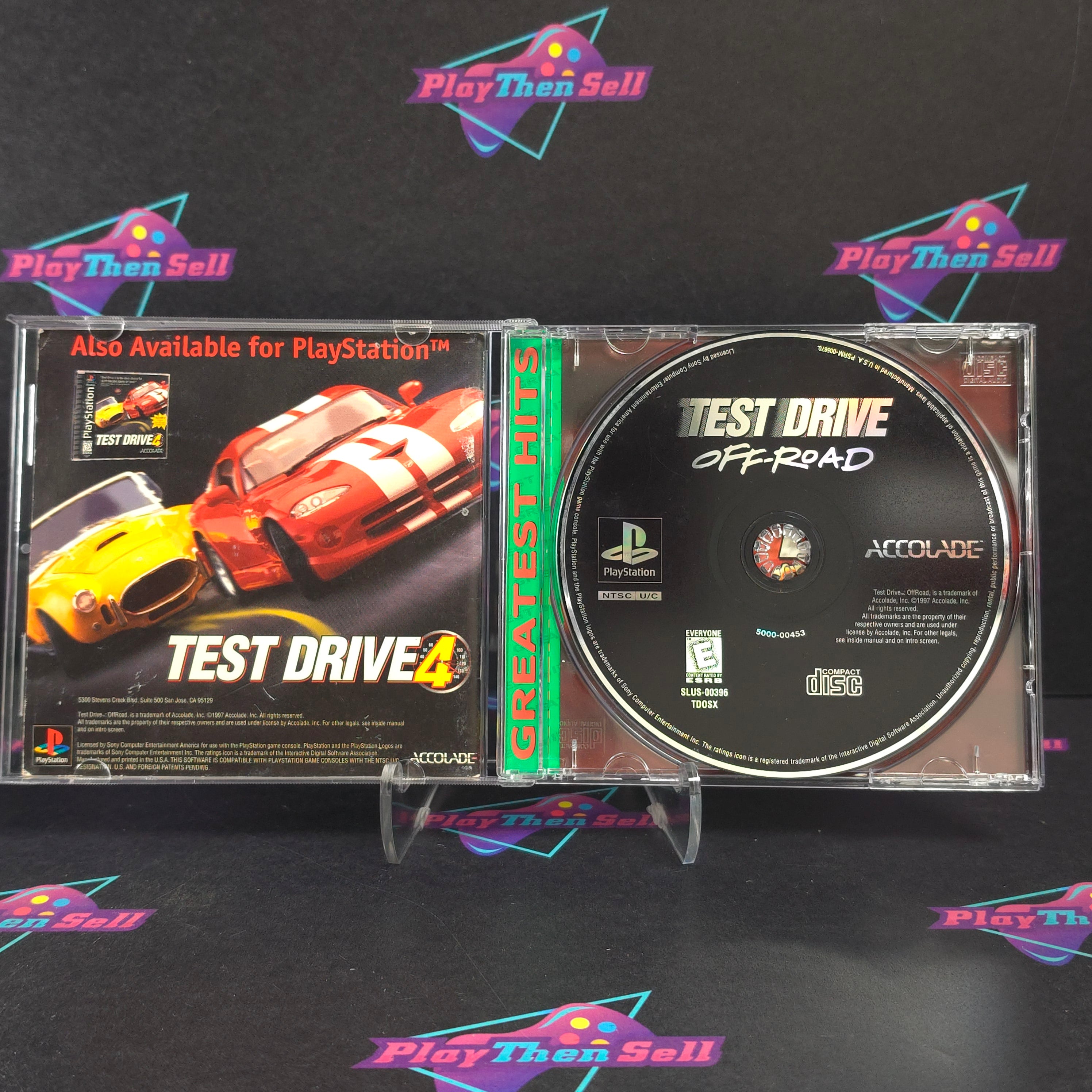 Test Drive Off Road PS1 PlayStation 1 GH + Reg Complete - Very Good